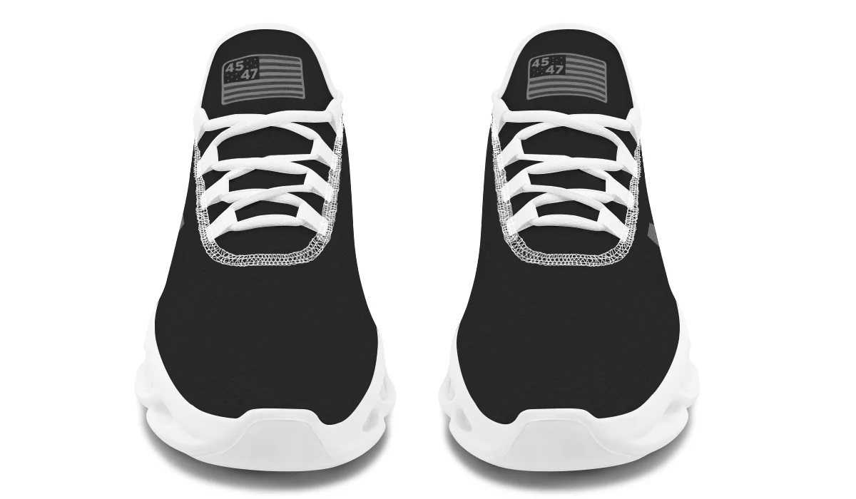 Dark MAGA Flag Trendy Sneakers - Image 14