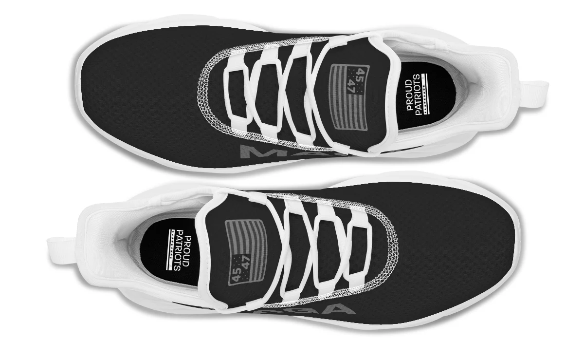 Dark MAGA Flag Trendy Sneakers - Image 16