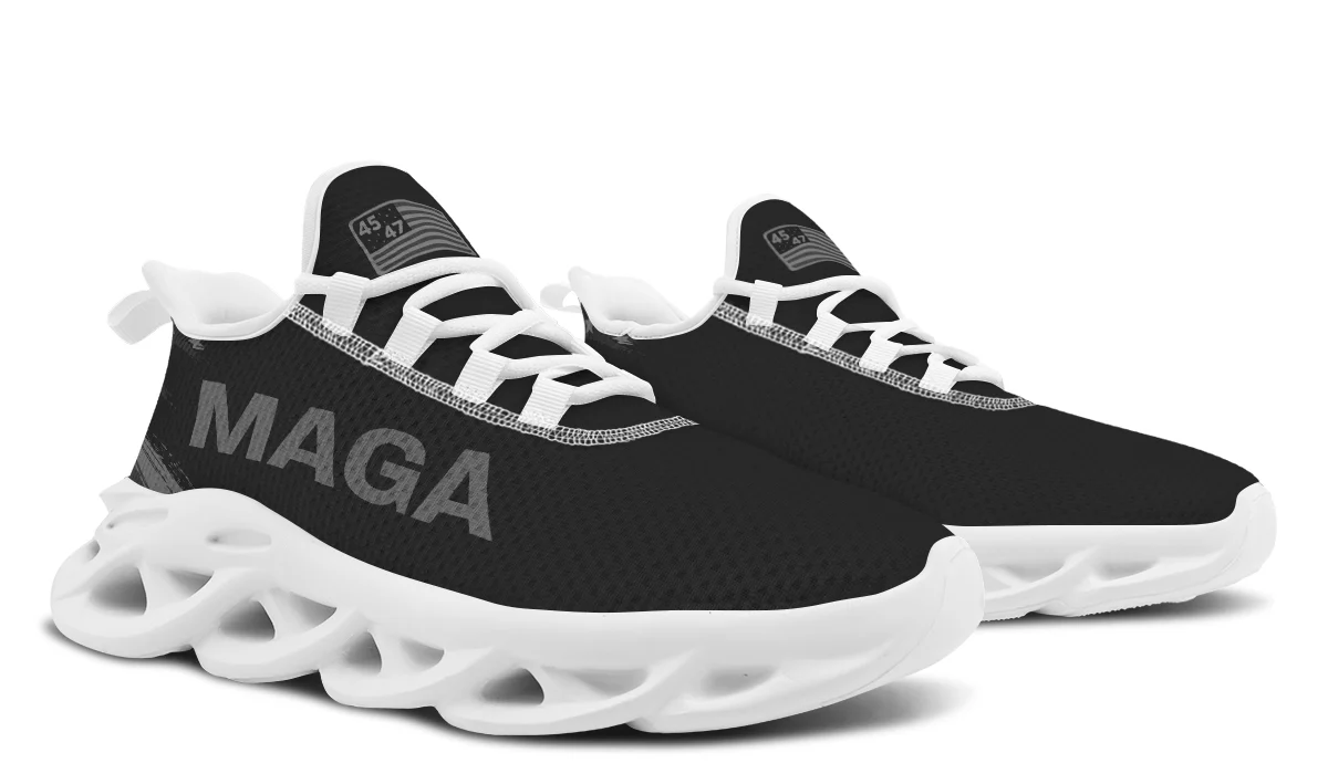 Dark MAGA Flag Trendy Sneakers - Image 20