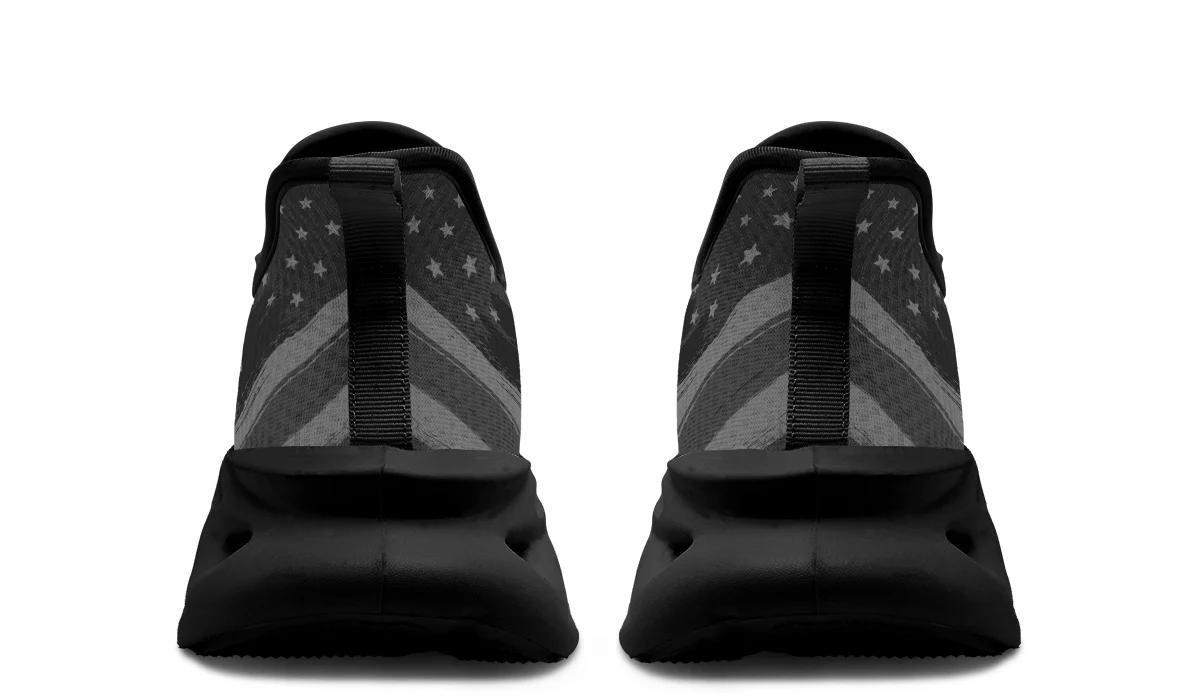 Dark MAGA Flag Trendy Sneakers - Image 8