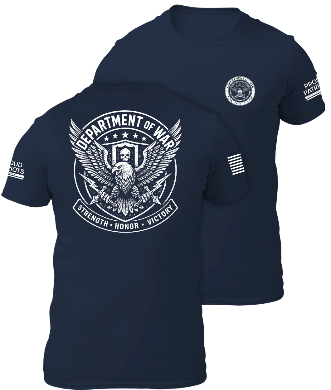 Department Of War Shirt Two Sided