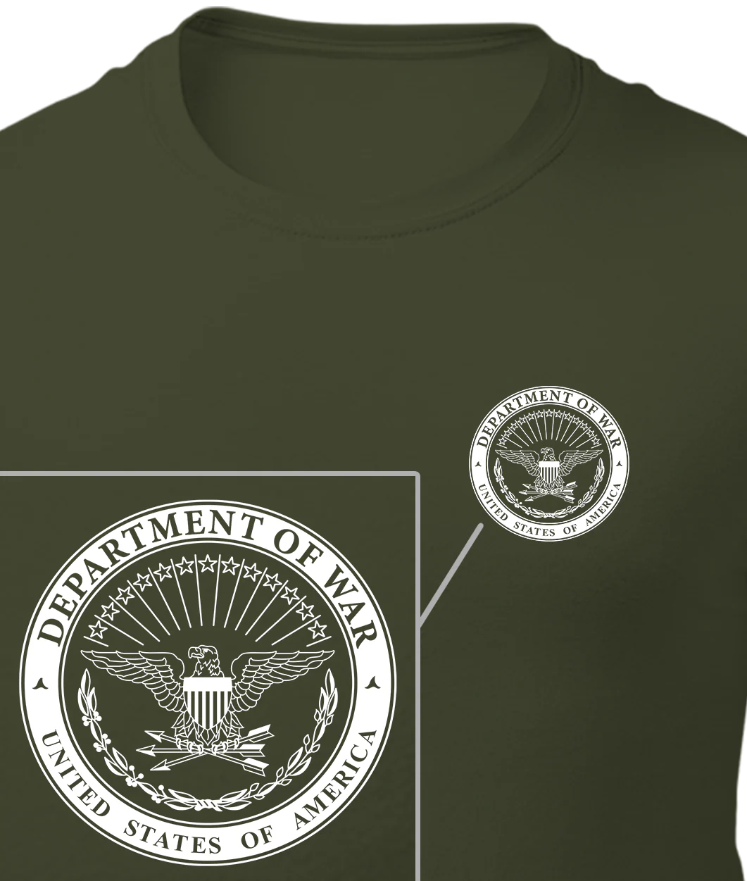 Department Of War Shirt Two Sided - Image 8