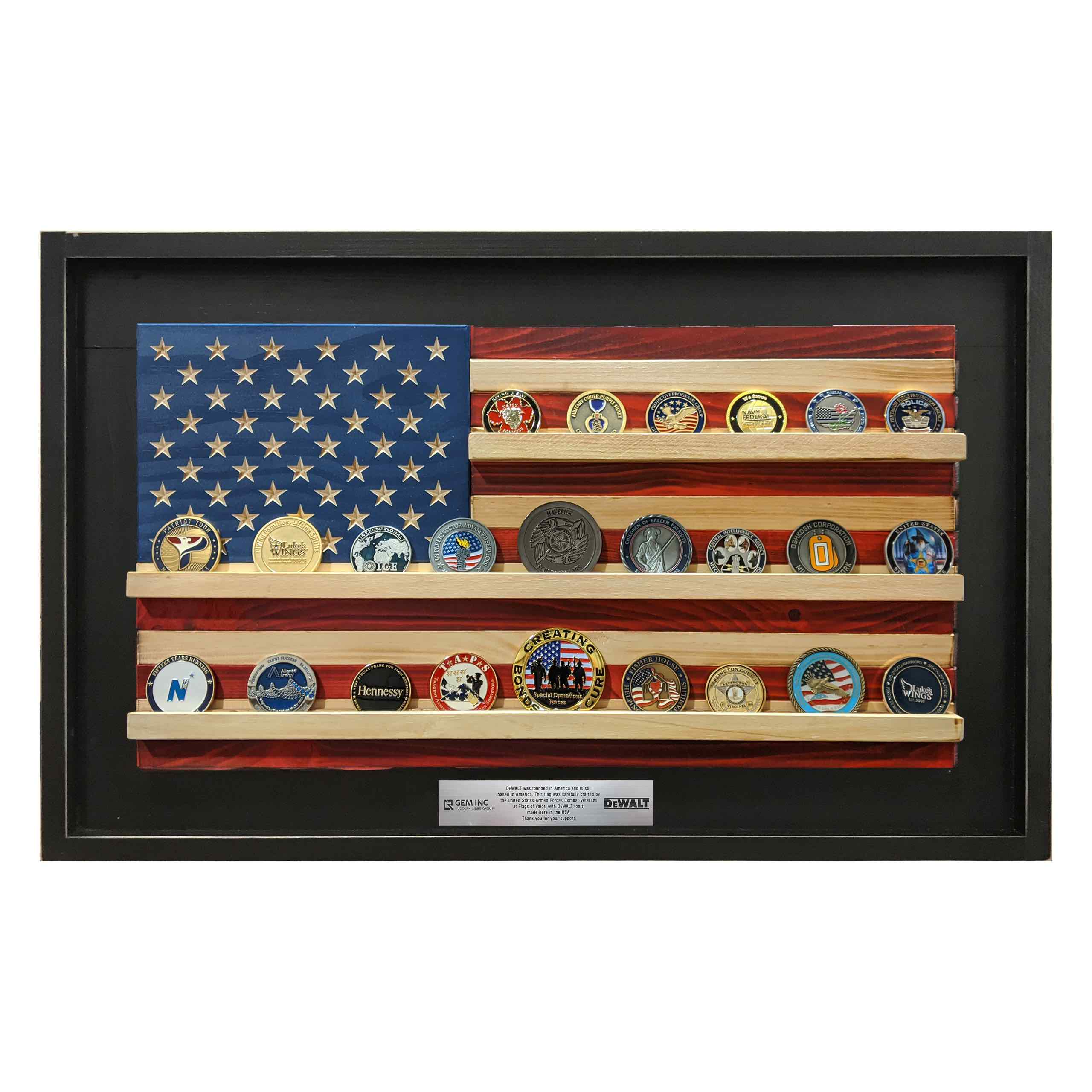 Flags of Valor - Challenge Coin Holder Flag - Image 9