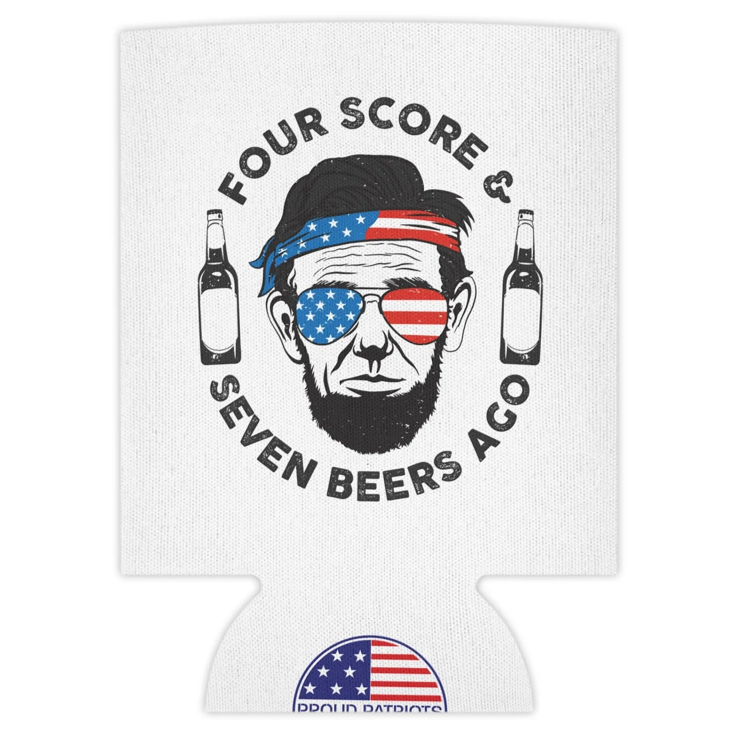 Four Score Seven Beers Ago Can Koozie - Image 2