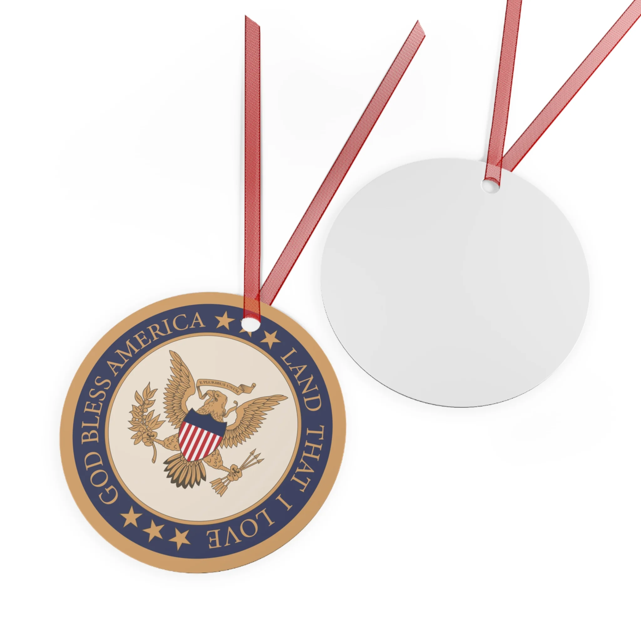 God Bless America Christmas Tree Ornament - Image 3