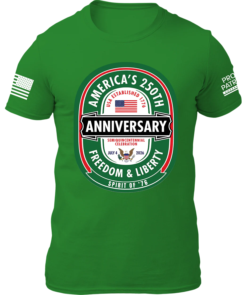 Green Bear America's 250th Anniversary Shirt