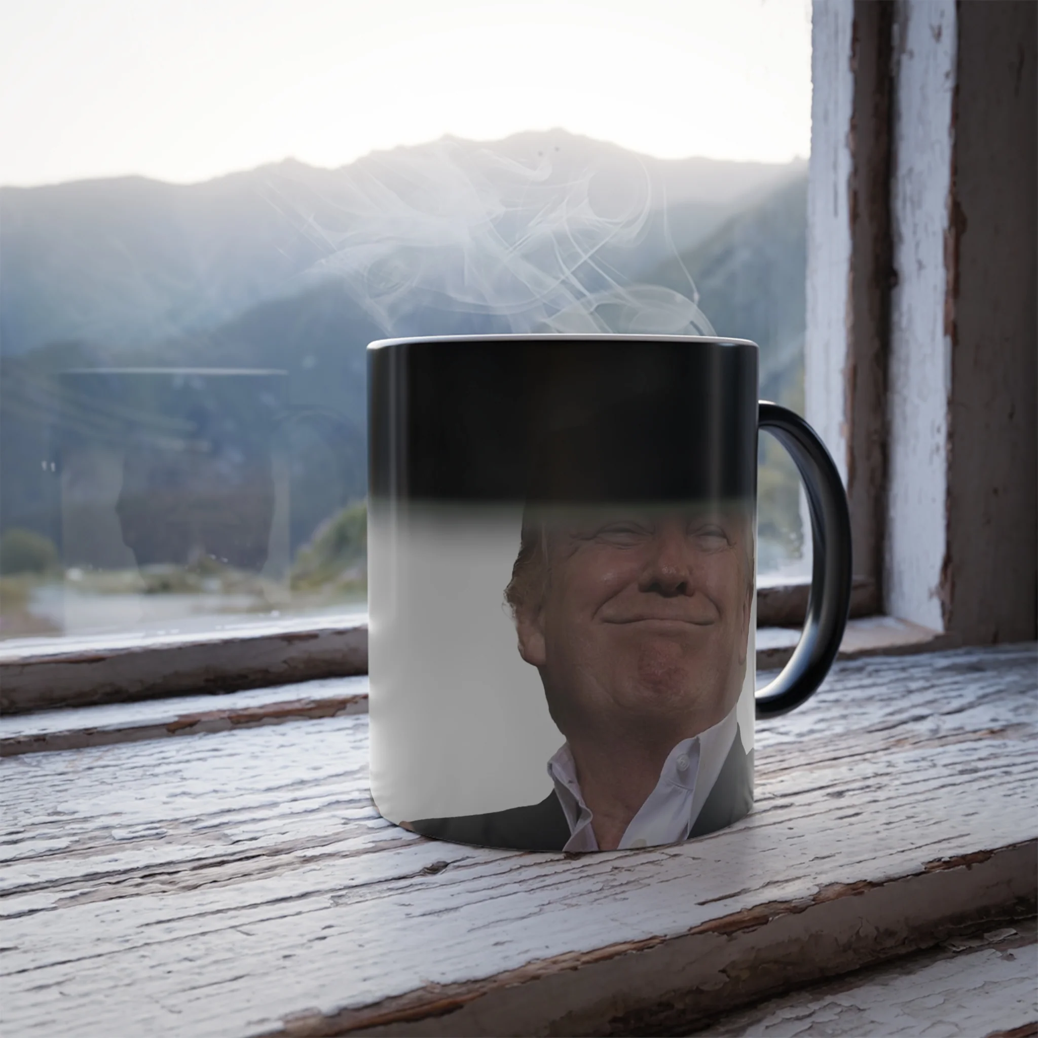 Heat Activated Trump Smirk Mug - Image 4