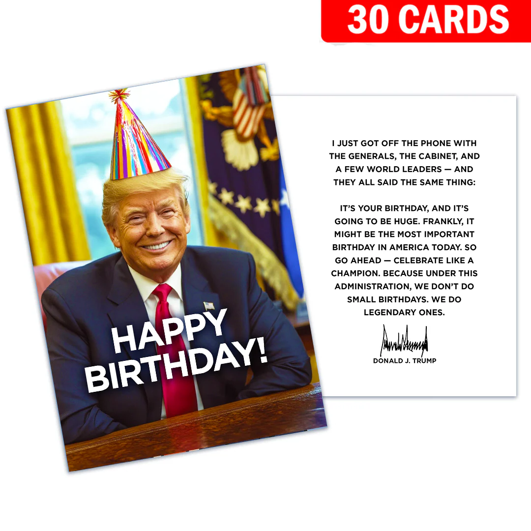 Legendary Birthday - President Trump Birthday Card - Image 6