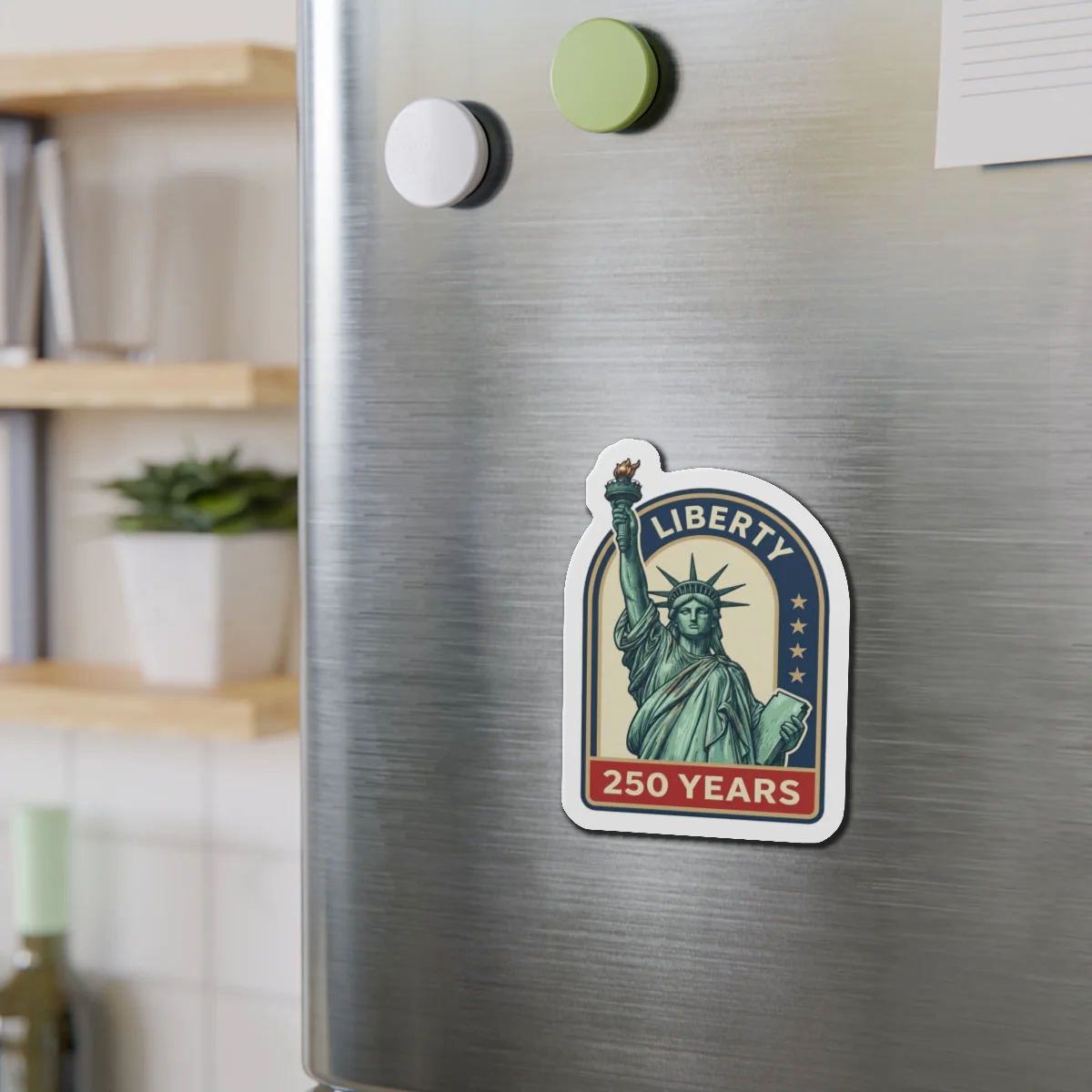Liberty 250 Years Magnet — Statue of Liberty Commemorative Magnet - Image 3