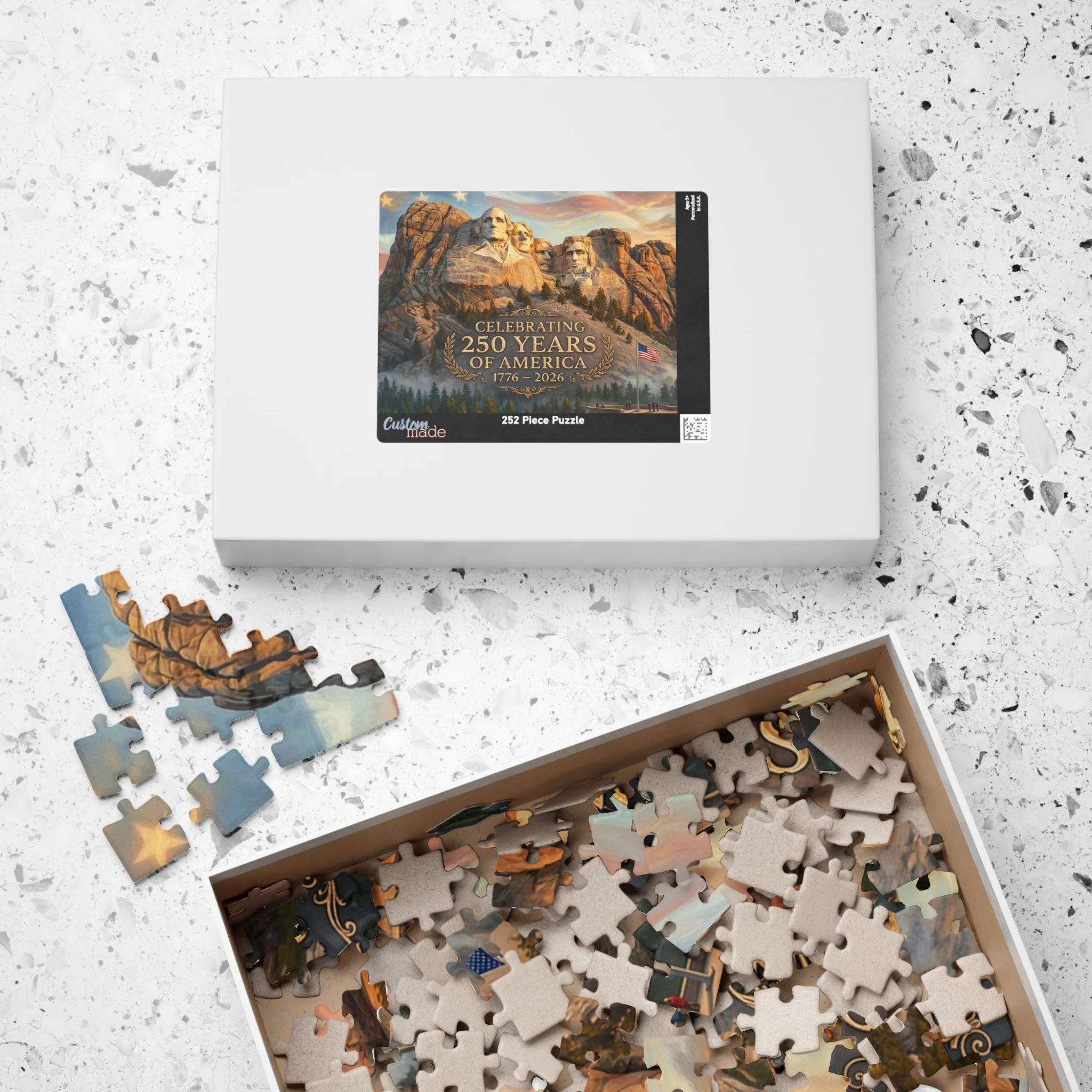 Mount Rushmore 250th Anniversary Jigsaw Puzzle — Celebrating 250 Years of America (252/520/1014 pcs) - Image 6