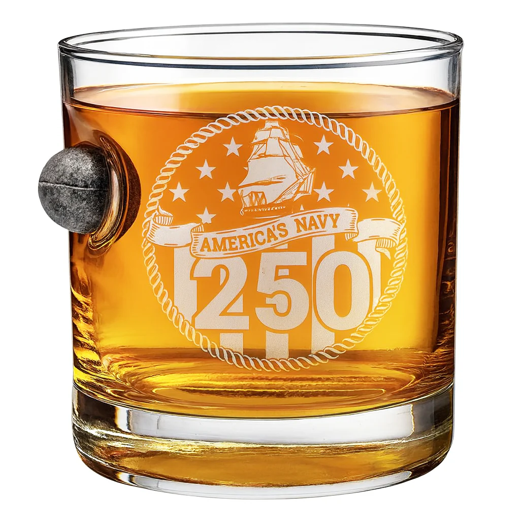 America's 250th Anniversary - Musket Ball Whiskey Glass - Image 3