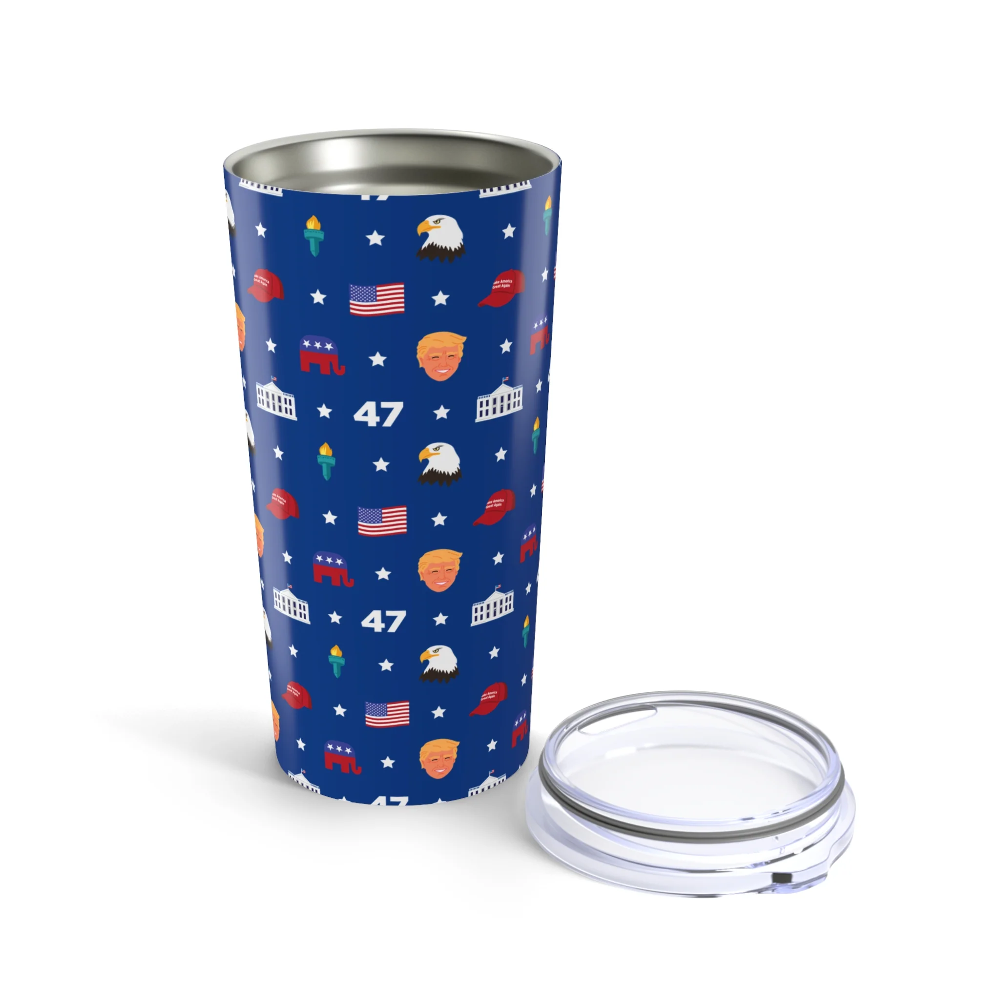President Trump MAGA Pattern Tumbler 20oz - Image 5