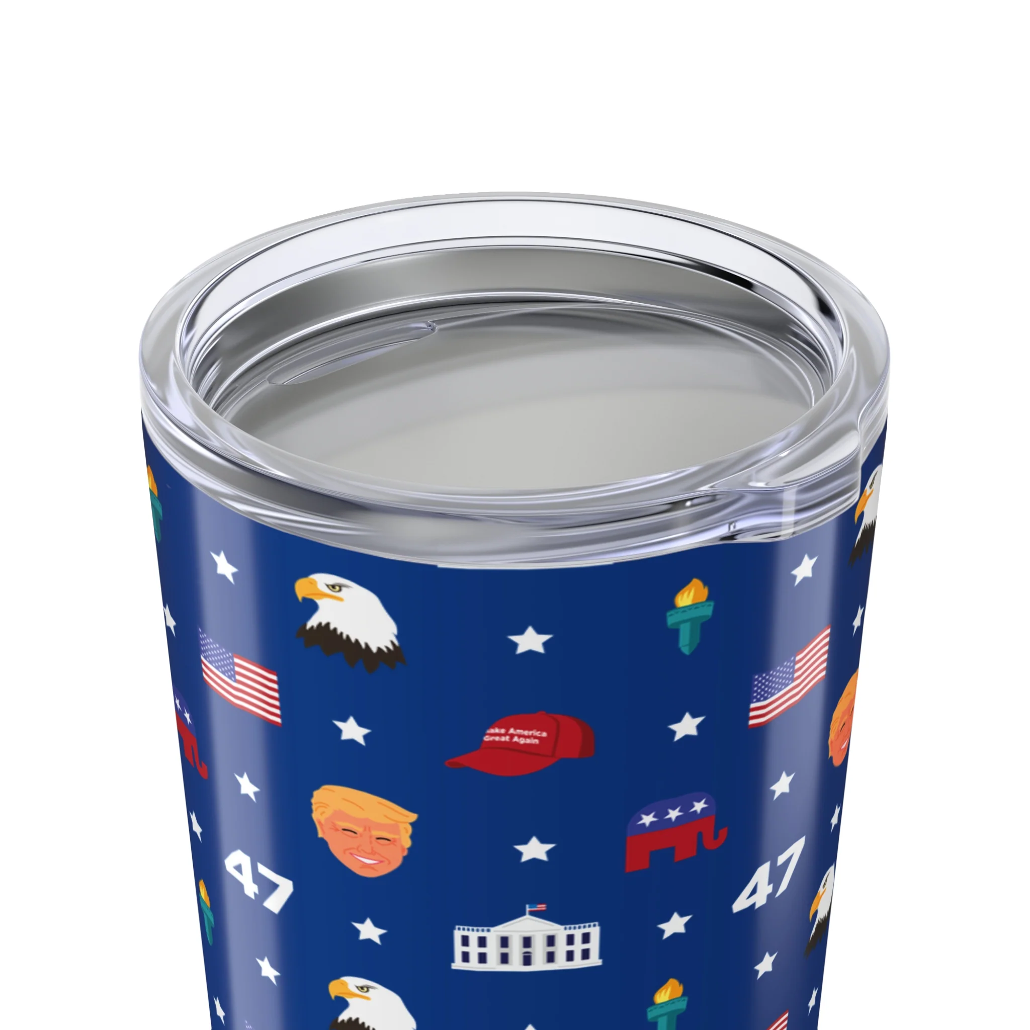 President Trump MAGA Pattern Tumbler 20oz - Image 6