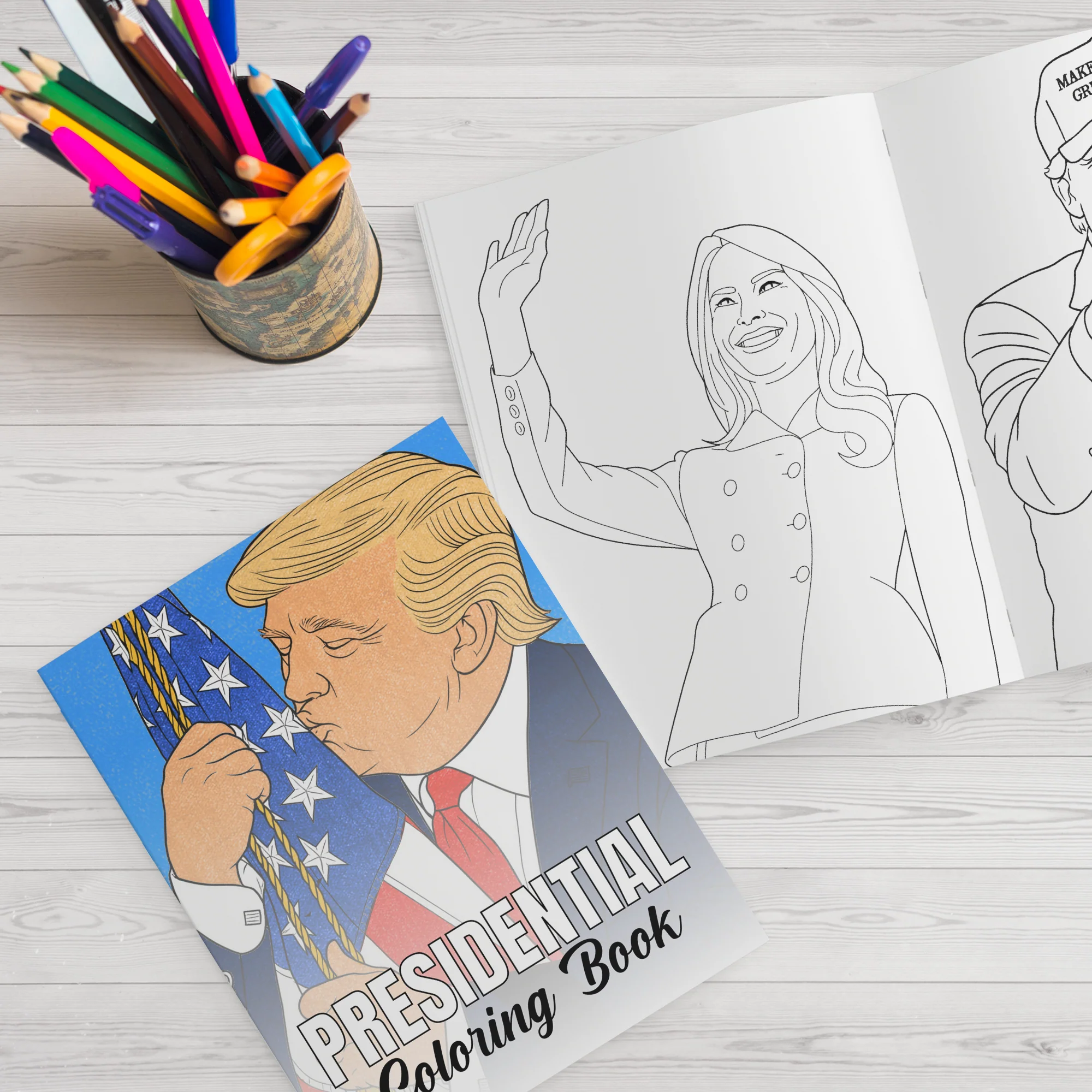 President Trump Coloring Book - Image 5