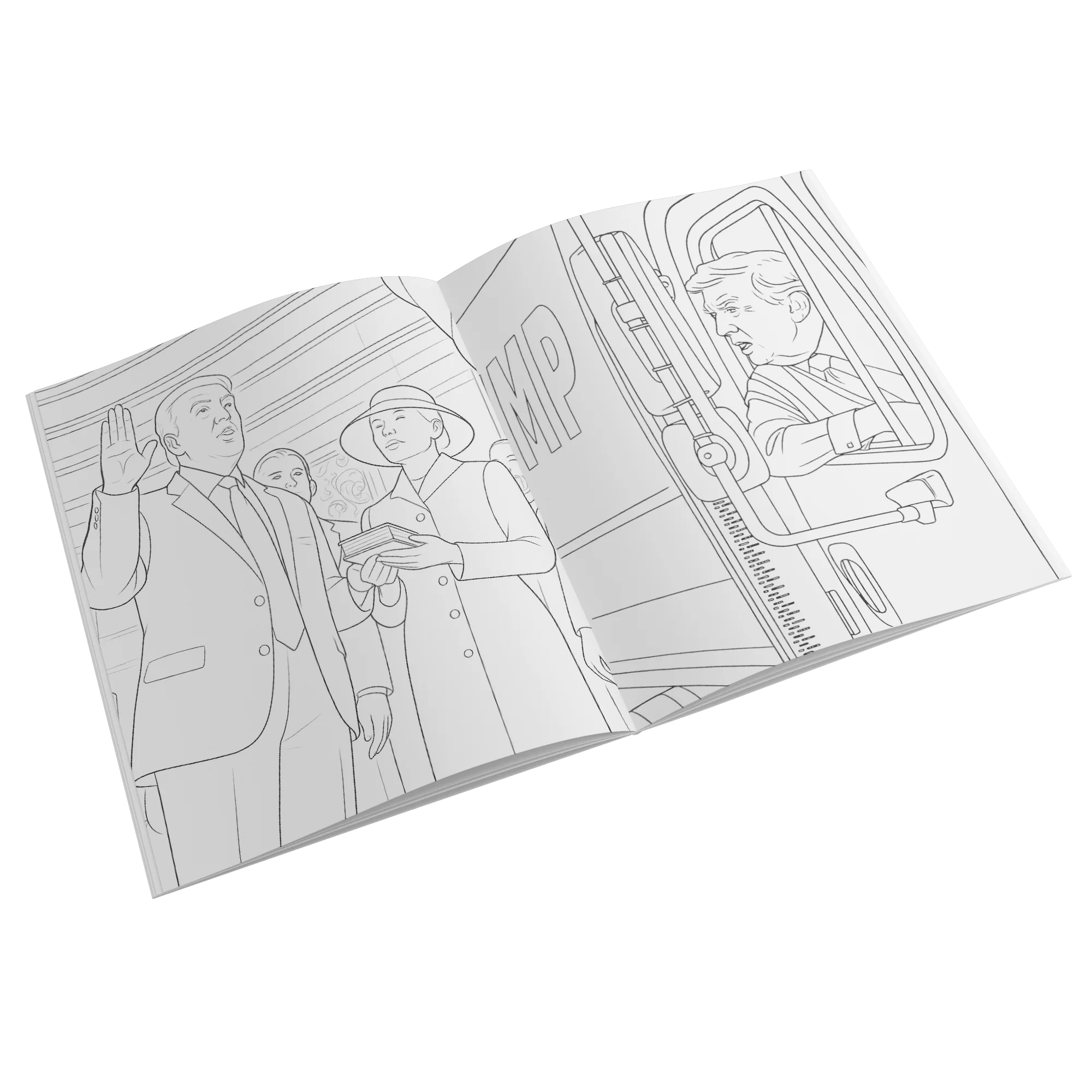 President Trump Coloring Book - Image 6
