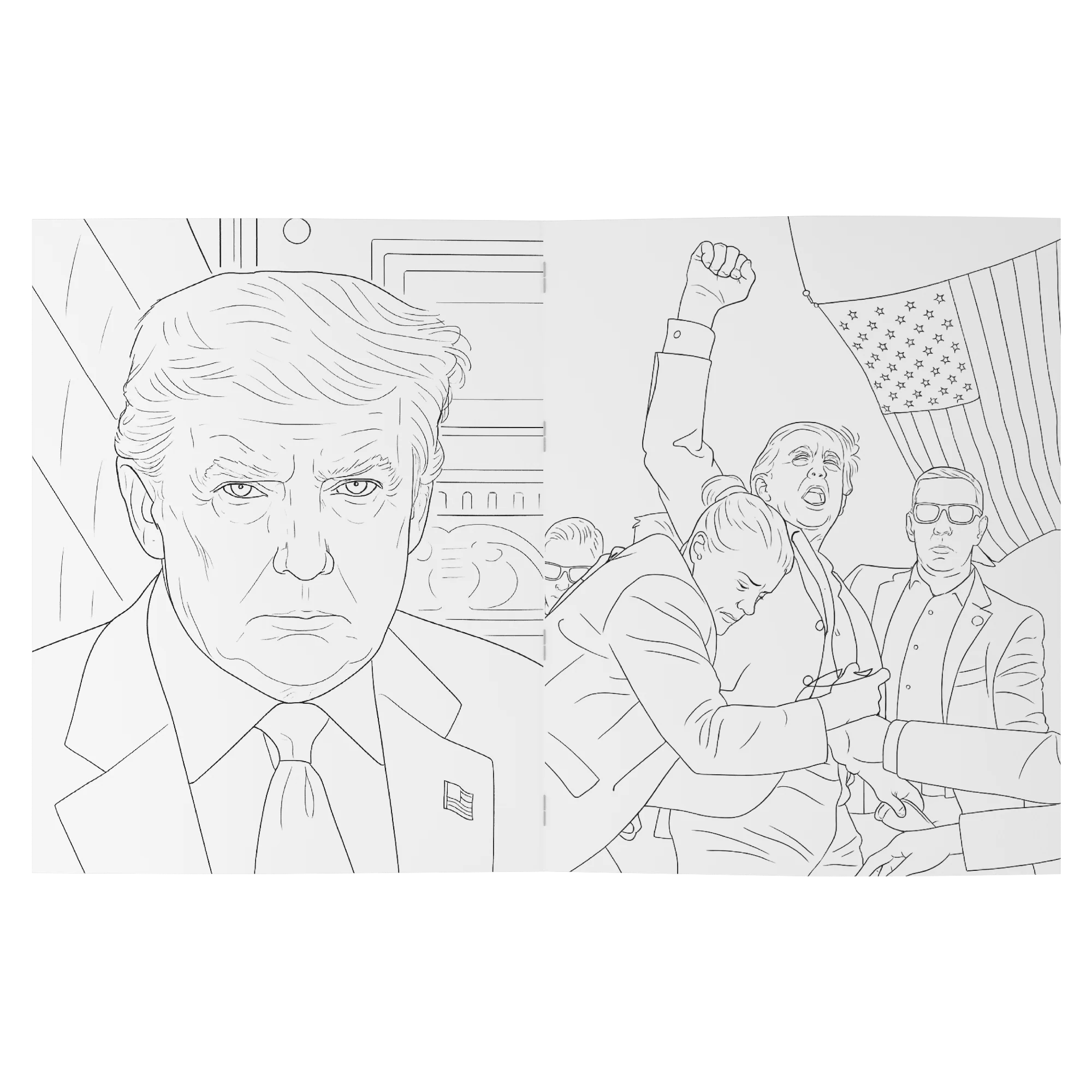 President Trump Coloring Book - Image 9