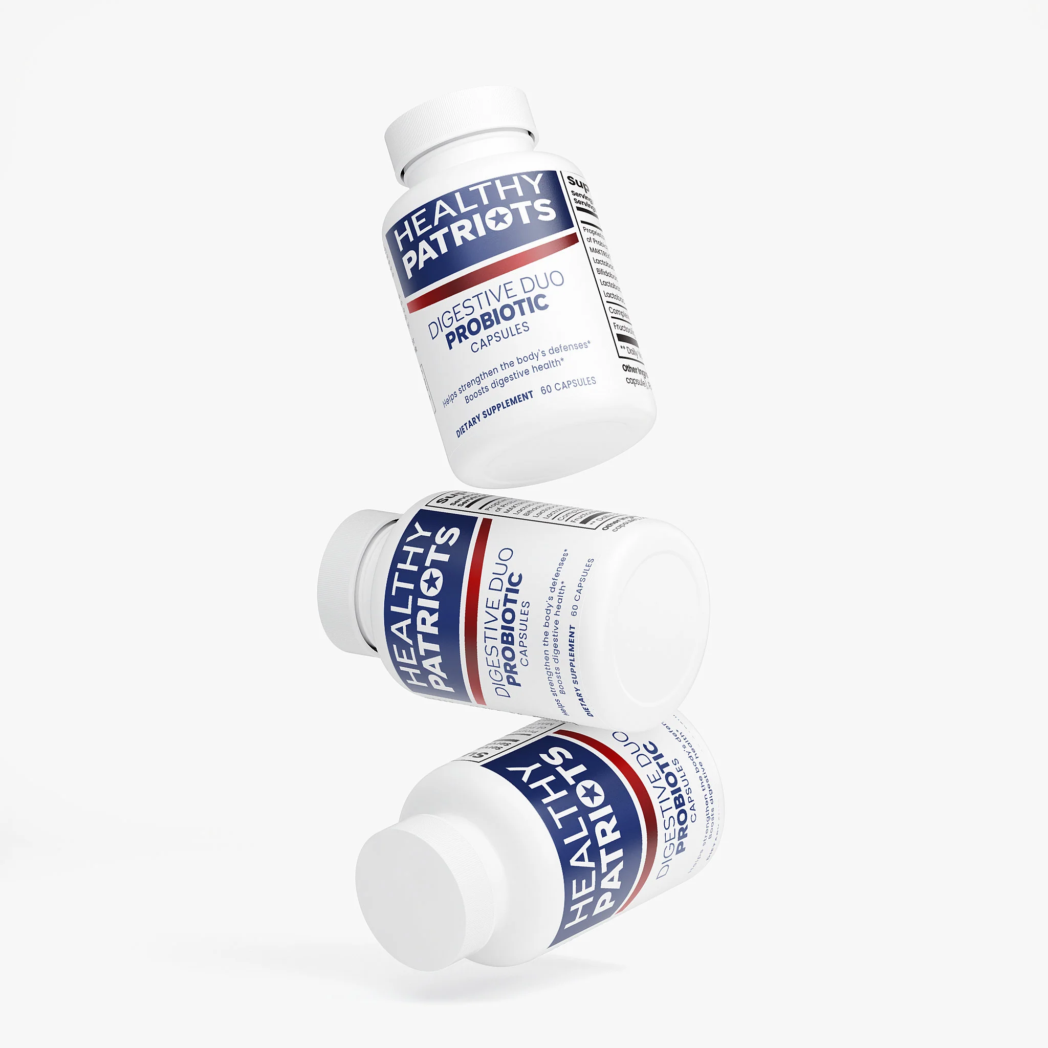 Healthy Patriots Probiotic Capsules with Prebiotics - Image 3