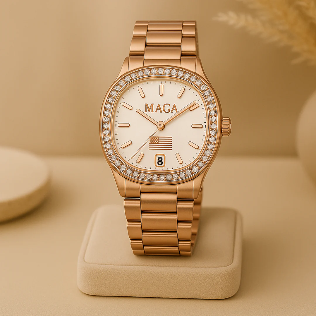Rose Gold MAGA Watch - Image 3