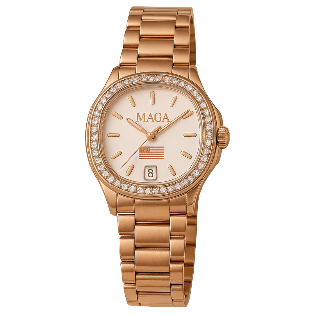 Rose Gold MAGA Watch - Image 4