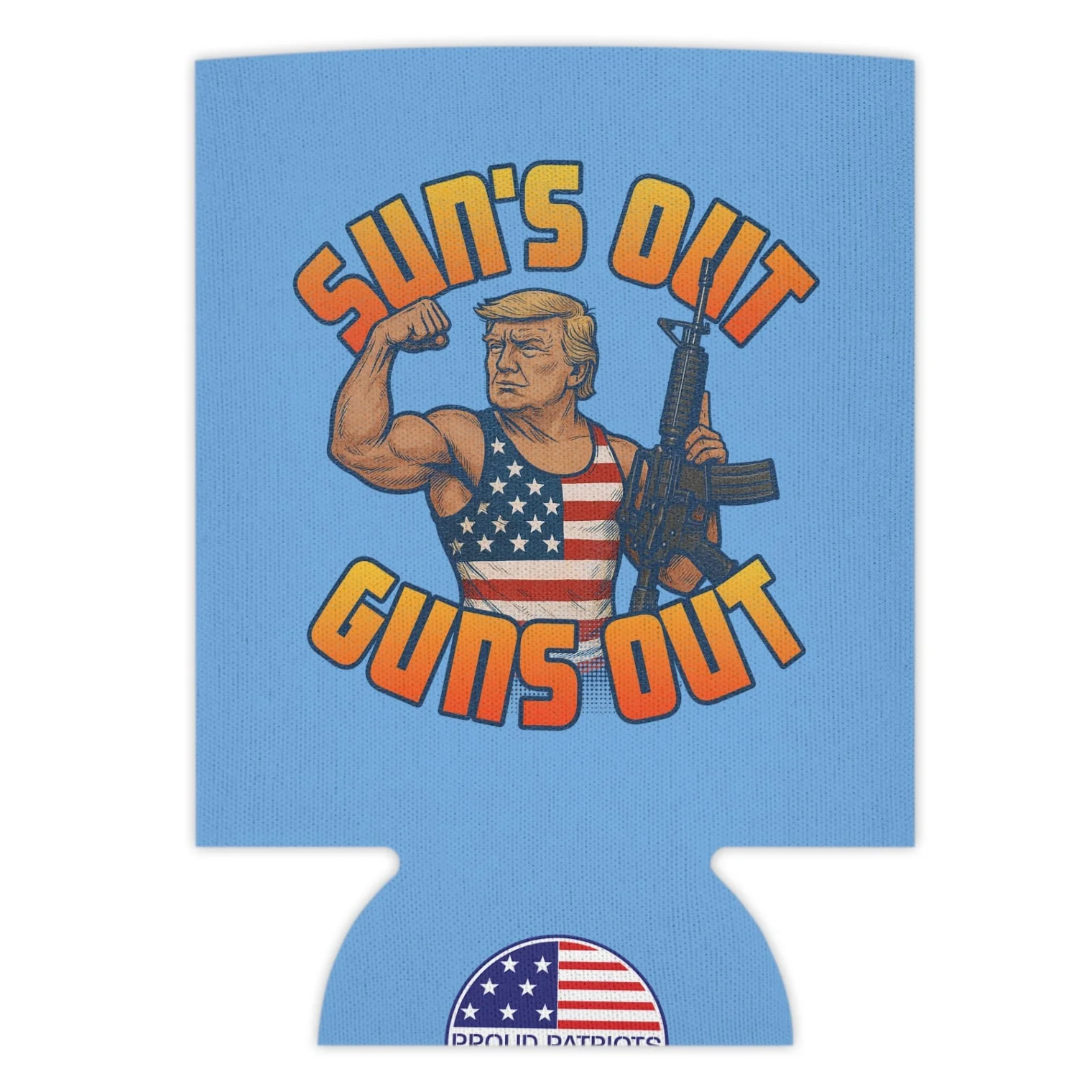 Sun's Out Guns Out Can Koozie - Image 2