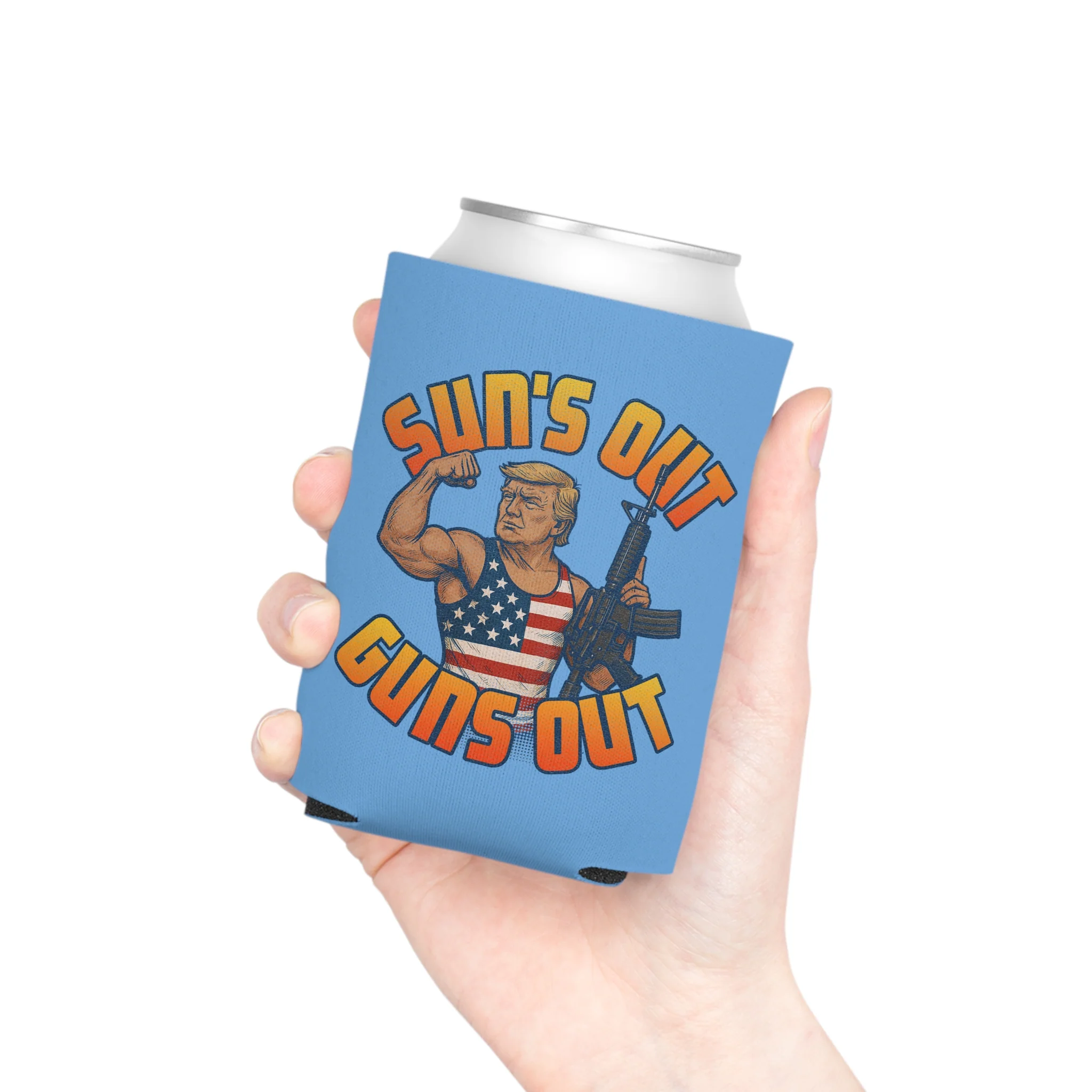 Sun's Out Guns Out Can Koozie - Image 5