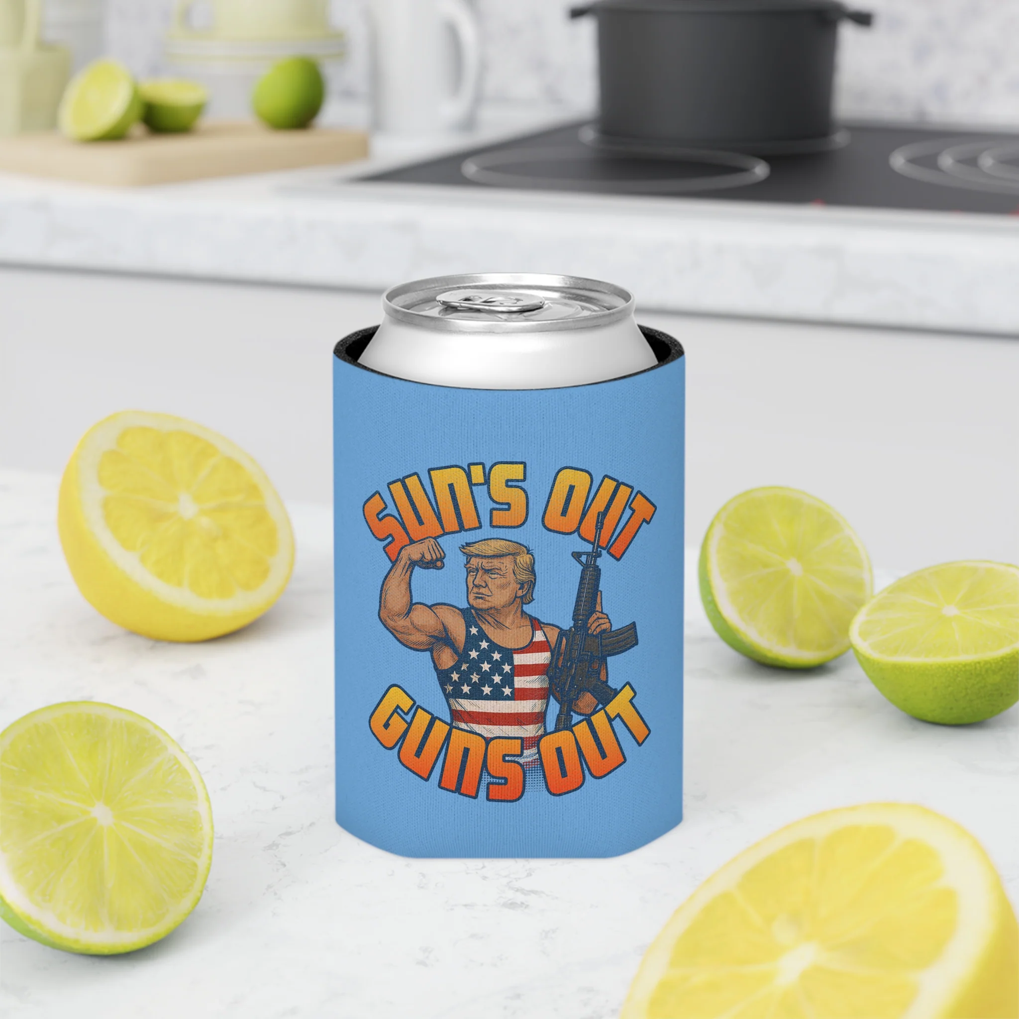 Sun's Out Guns Out Can Koozie - Image 6