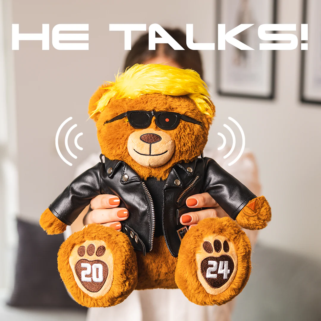 Talking Trumpinator Teddy Bear - Says 10 Phrases - Image 3