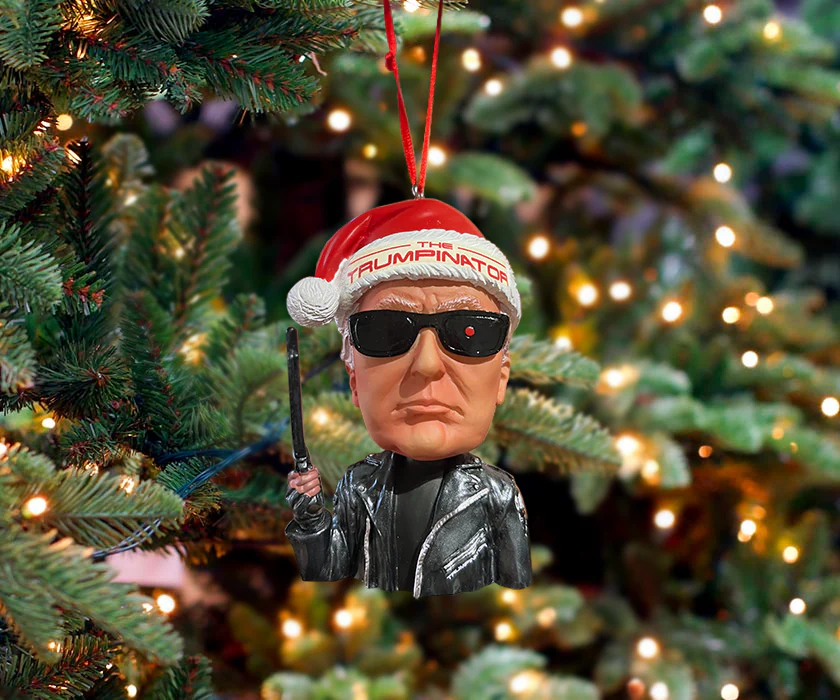The Trumpinator Christmas Ornament - Image 4