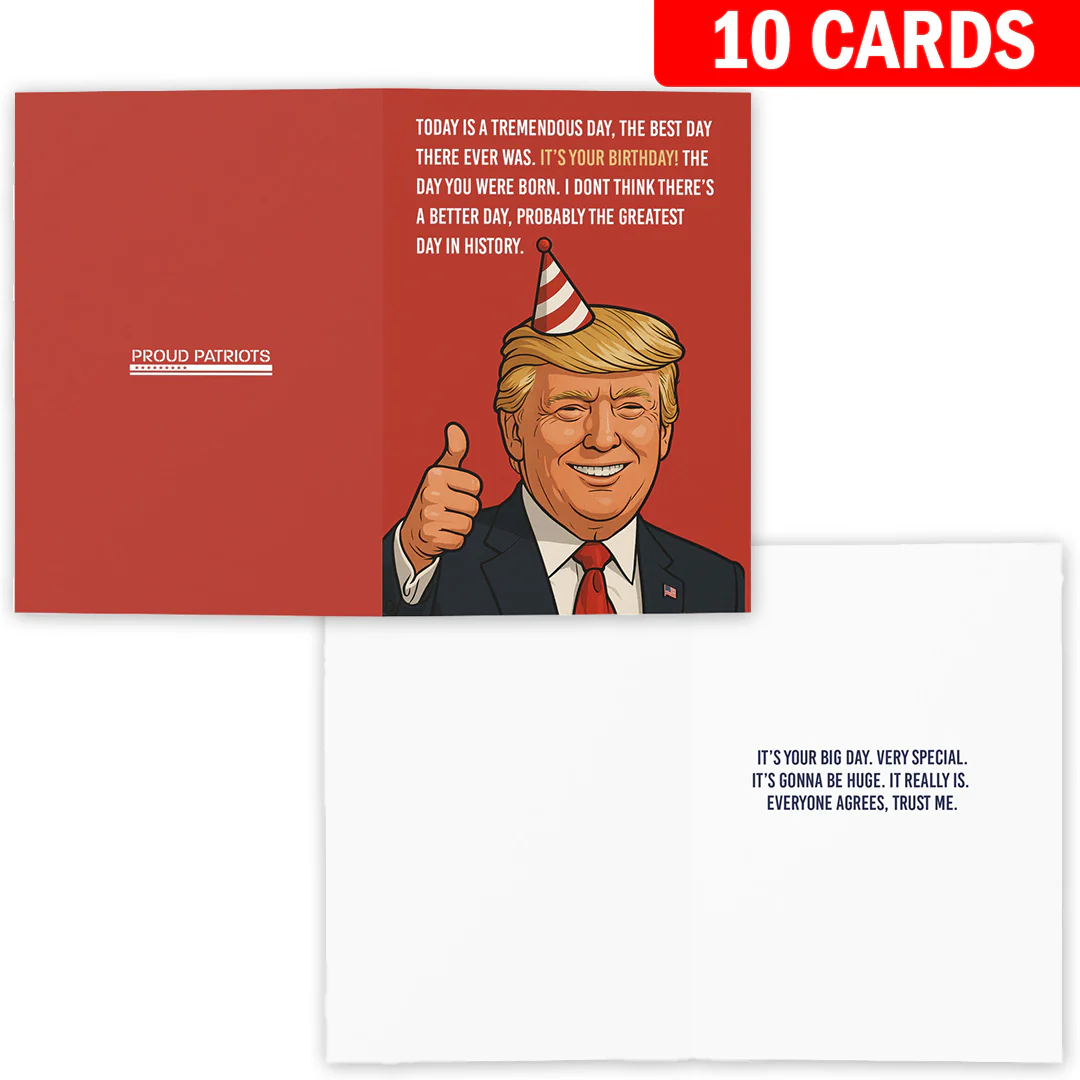 Today Is A Tremendous Day, The Best Day There Ever Was - President Trump Birthday Card - Image 5