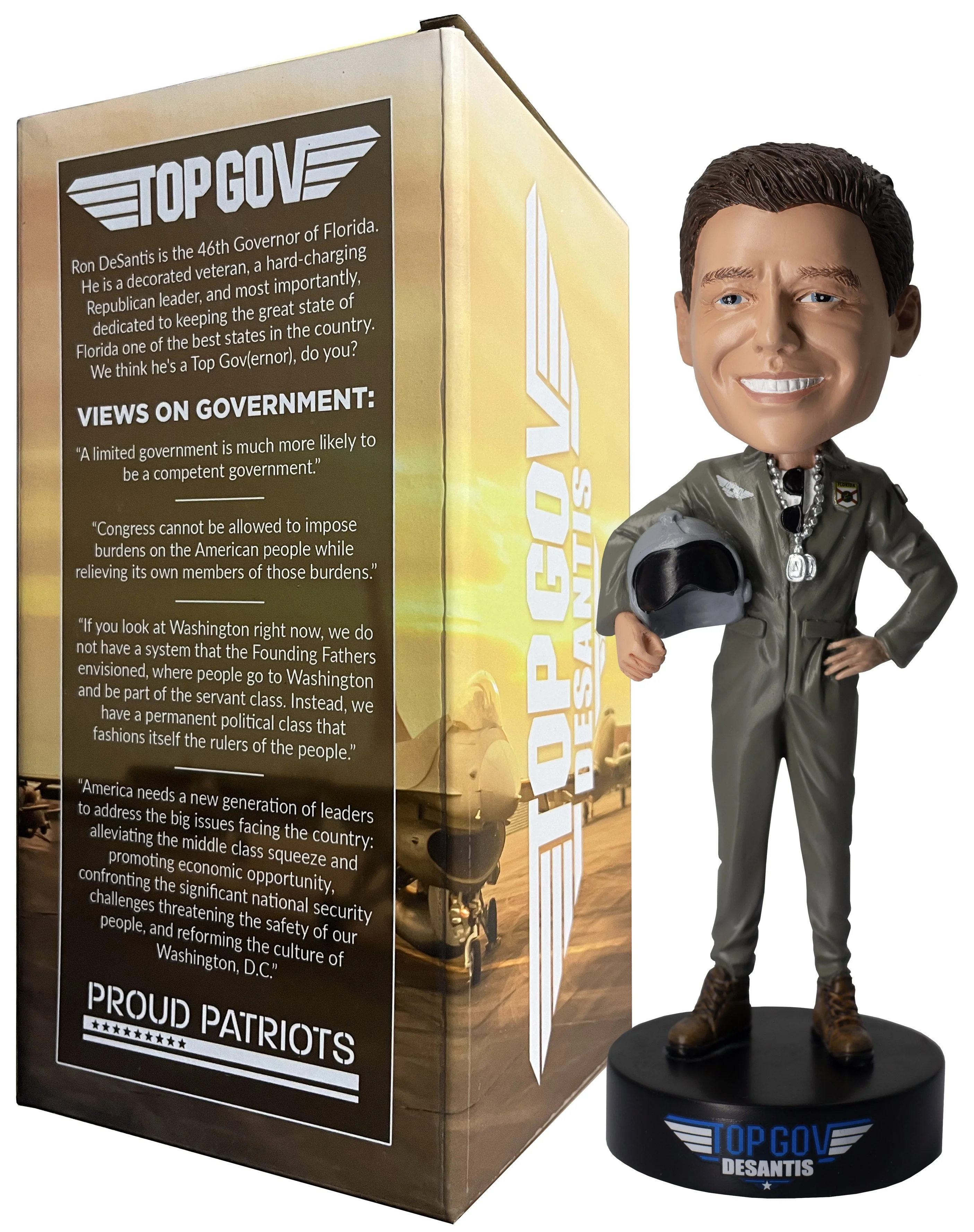 "Top Gov" DeSantis Bobblehead - Image 3