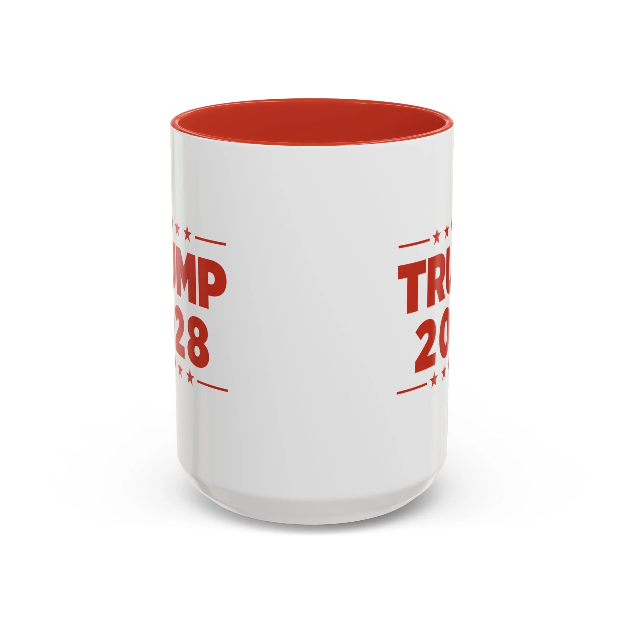 Trump 2028 Bold Red Stars Mug – 11oz & 15oz - Image 2