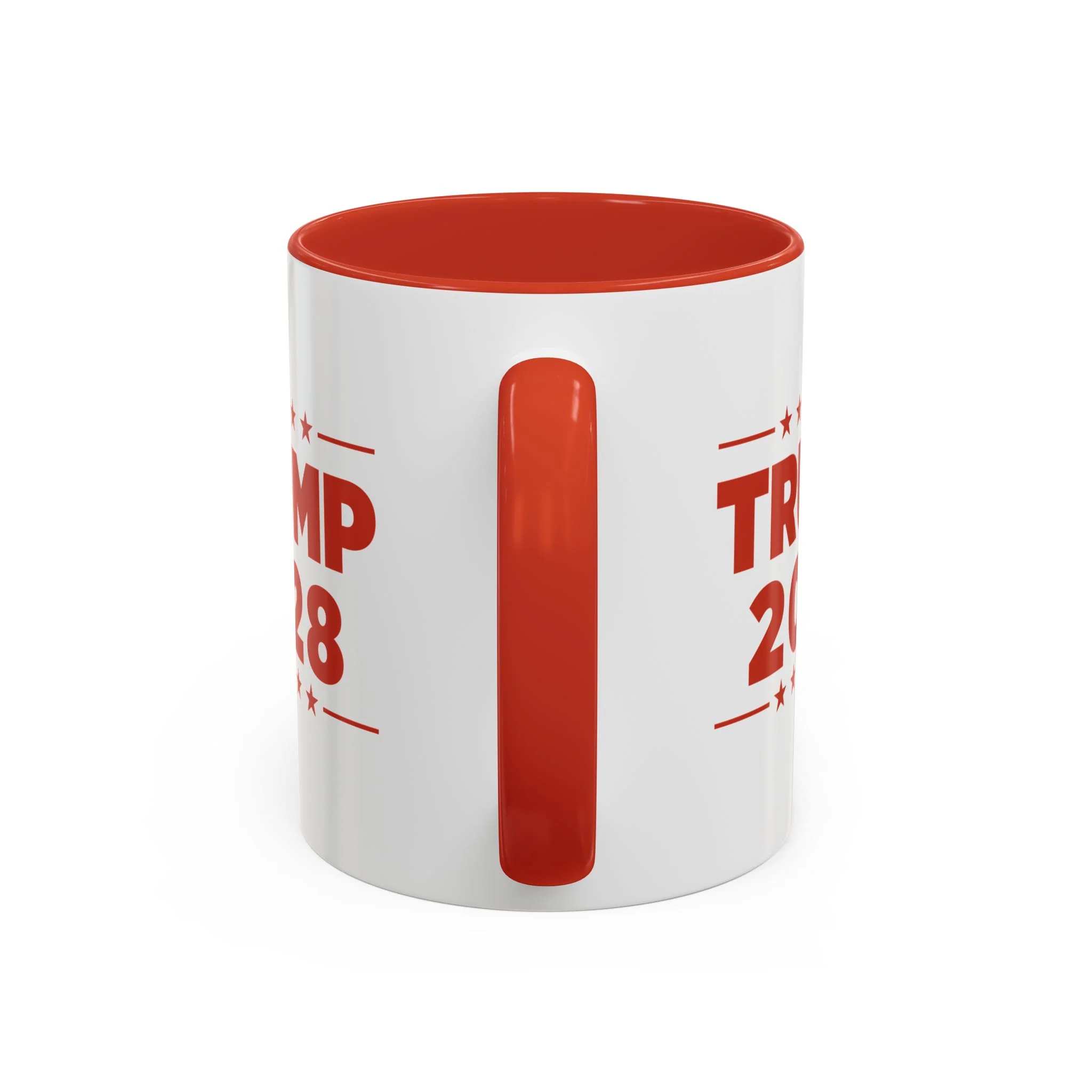 Trump 2028 Bold Red Stars Mug – 11oz & 15oz - Image 4