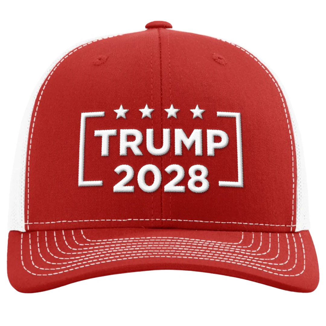 Trump 2028 Snapback Trucker Hat - Image 10
