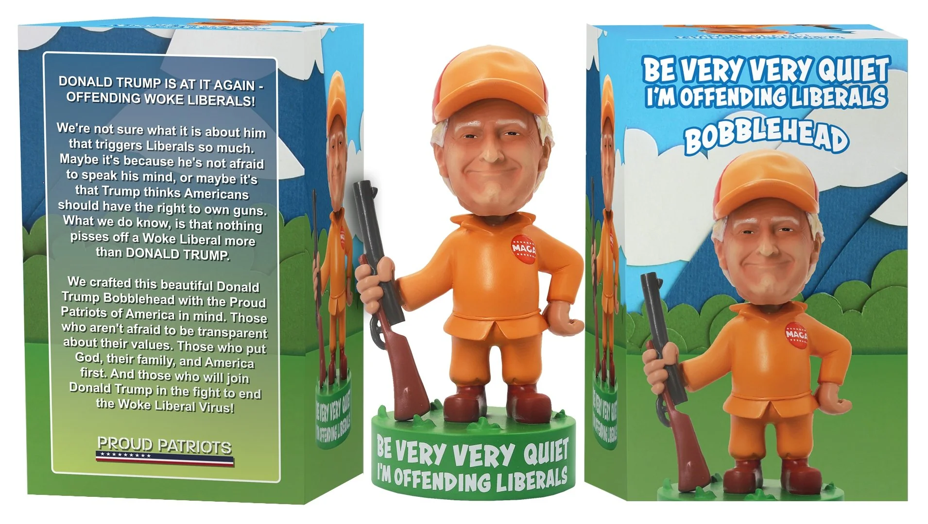 Trump Offending Liberals Bobblehead - Image 3