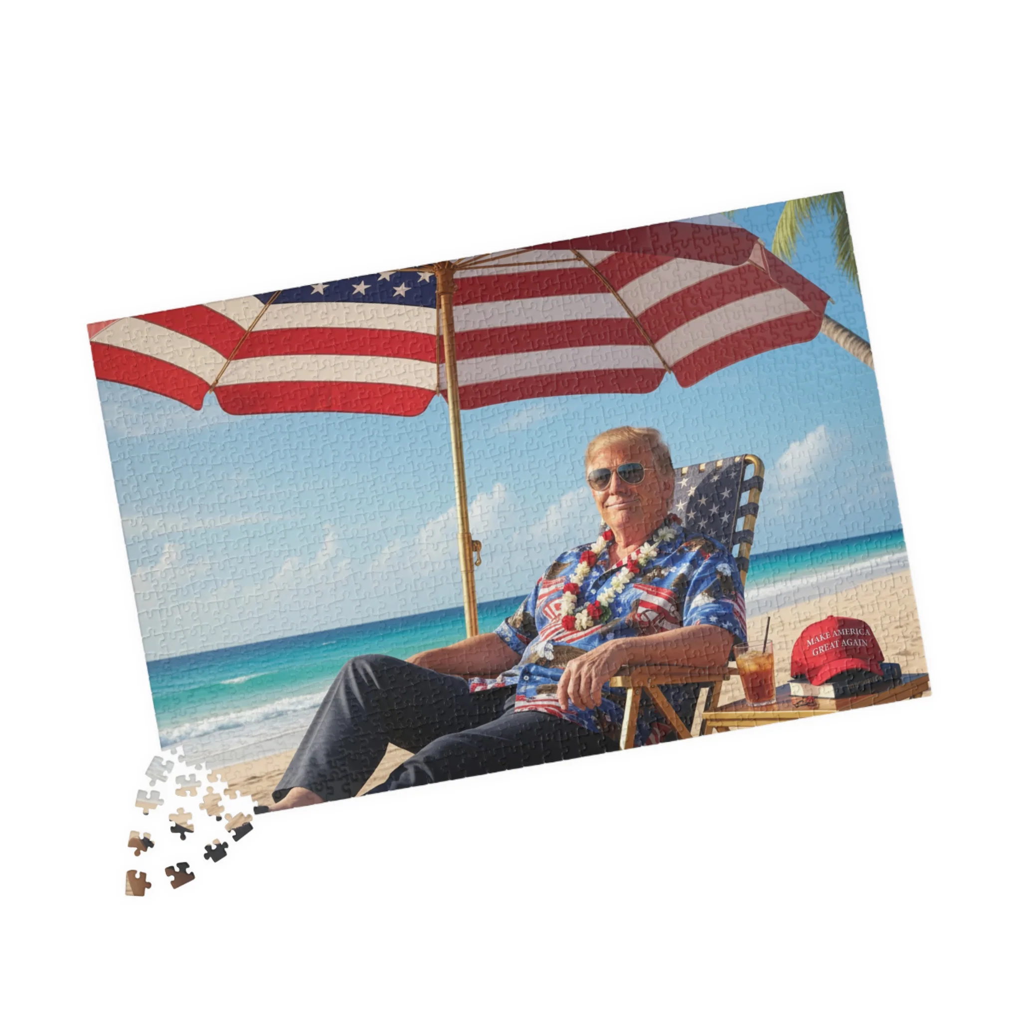 Trump on Vacation Puzzle (252, 520, 1014-piece) - Image 11