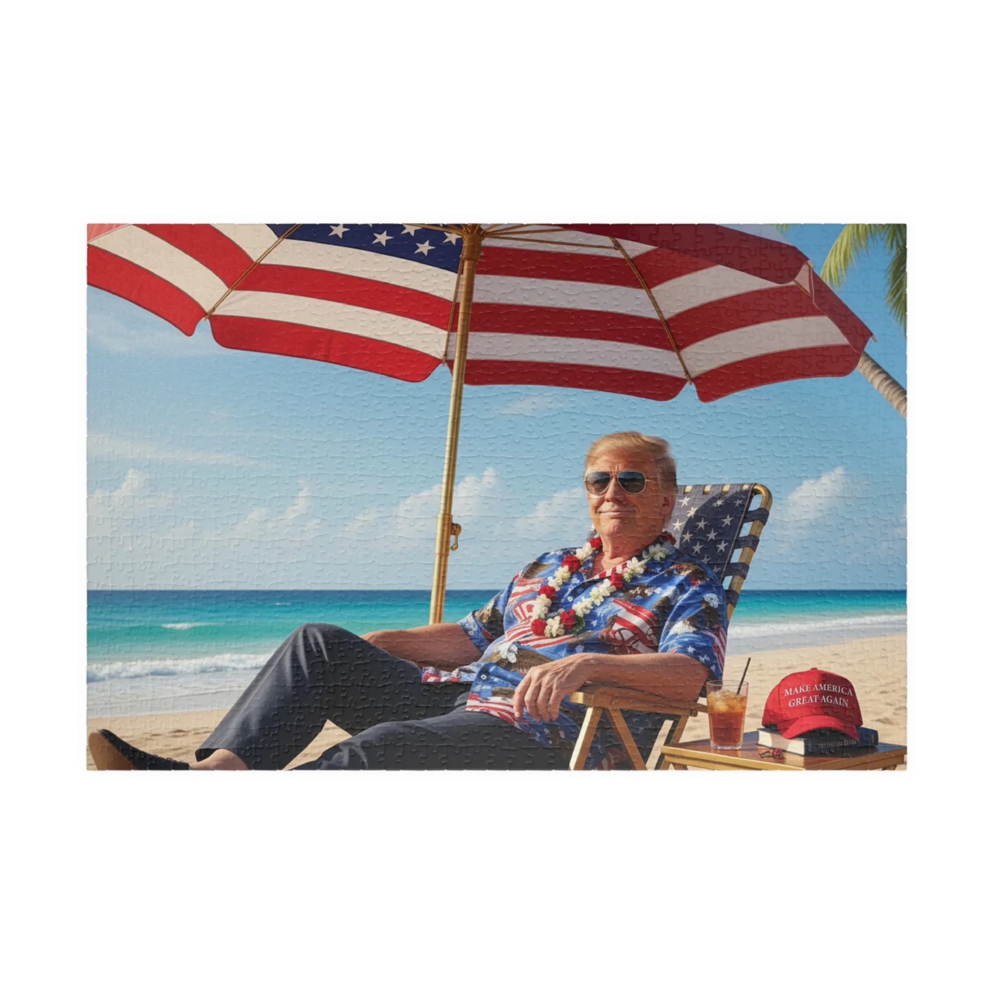 Trump on Vacation Puzzle (252, 520, 1014-piece) - Image 3