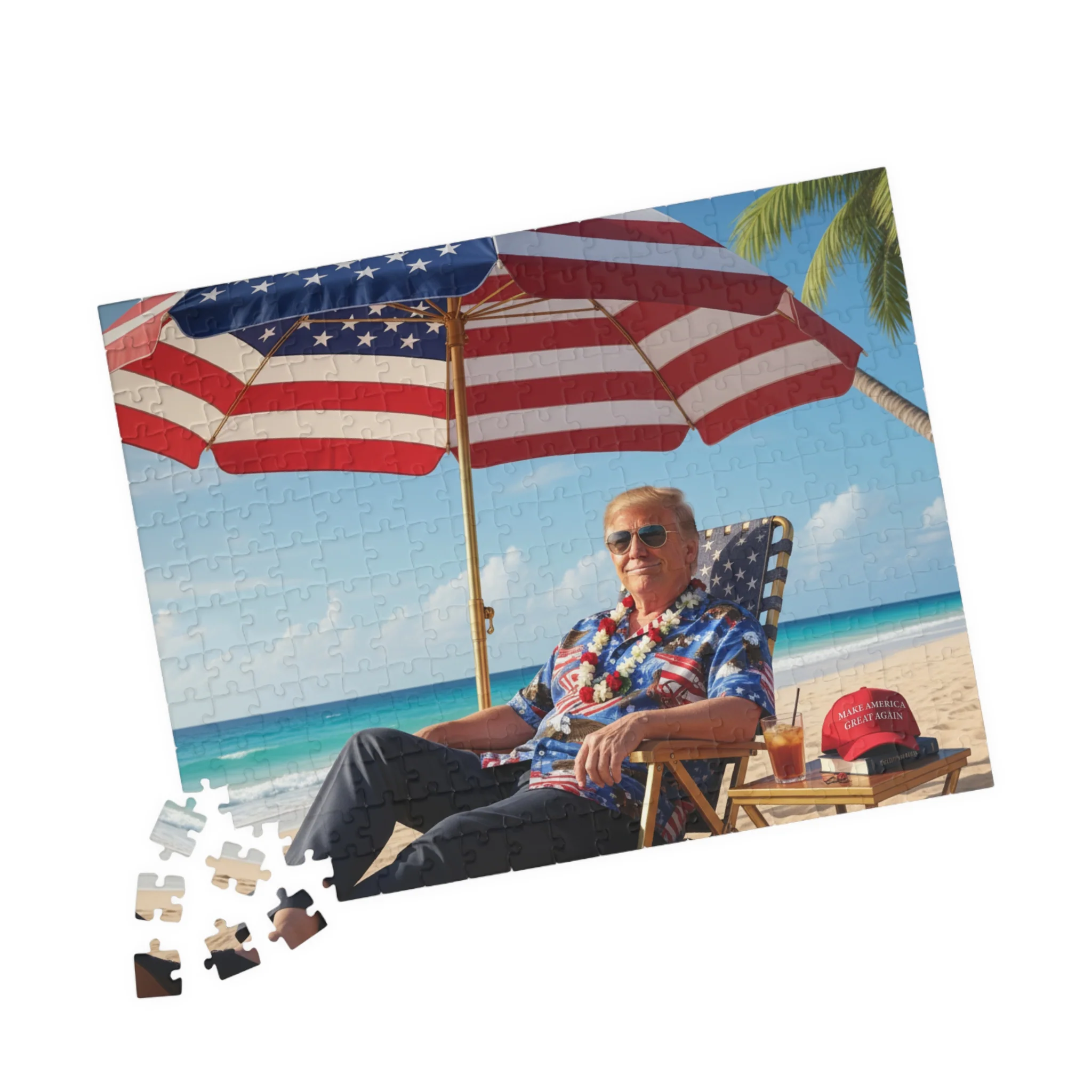 Trump on Vacation Puzzle (252, 520, 1014-piece) - Image 5