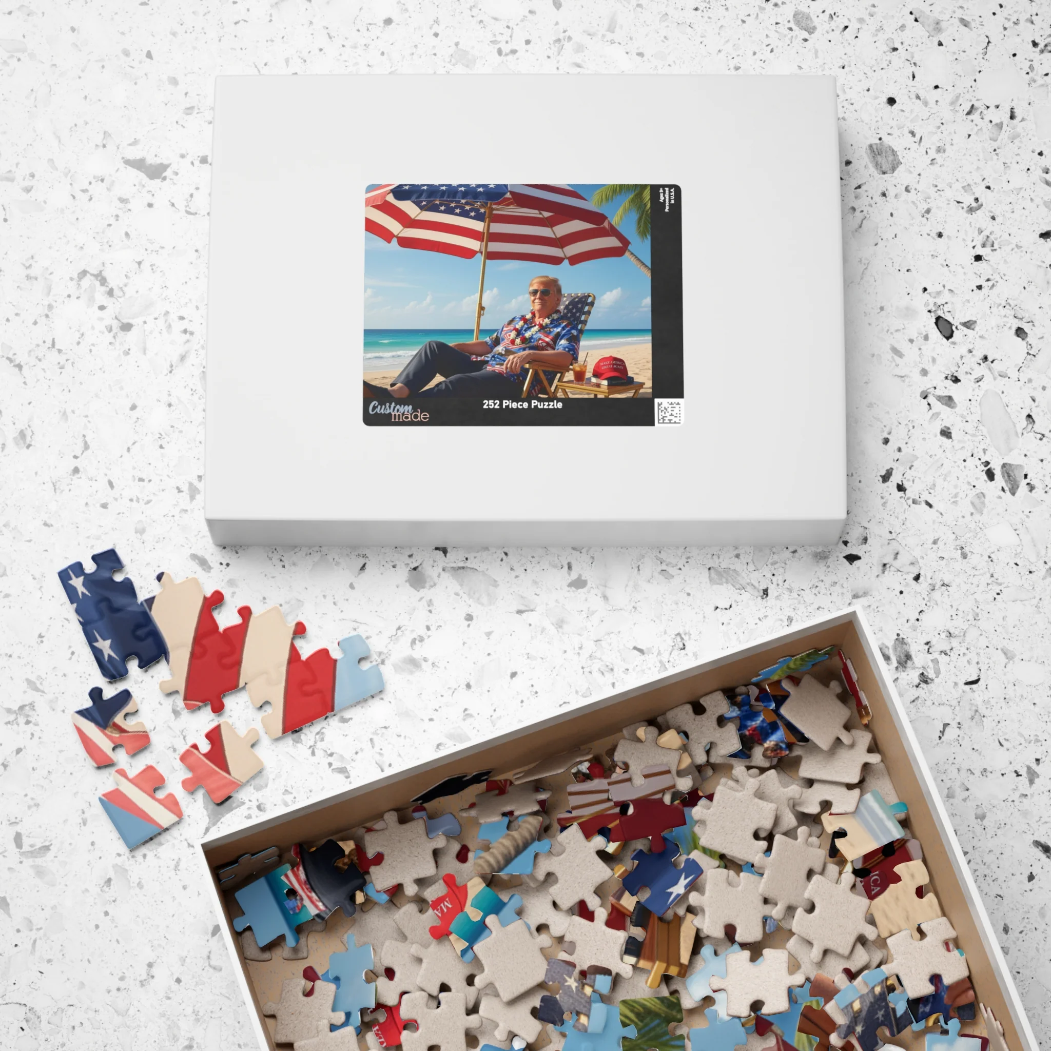 Trump on Vacation Puzzle (252, 520, 1014-piece) - Image 6