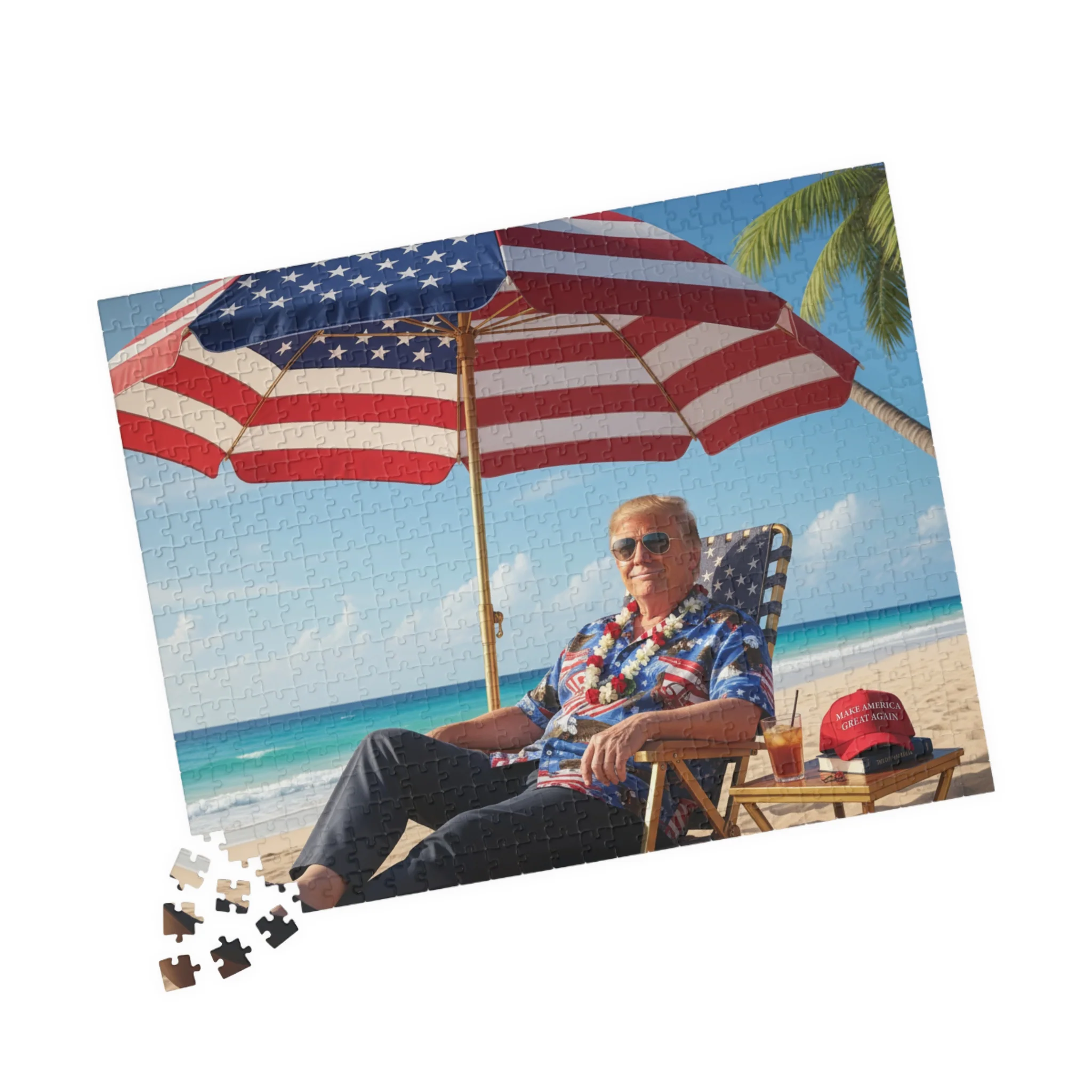 Trump on Vacation Puzzle (252, 520, 1014-piece) - Image 8