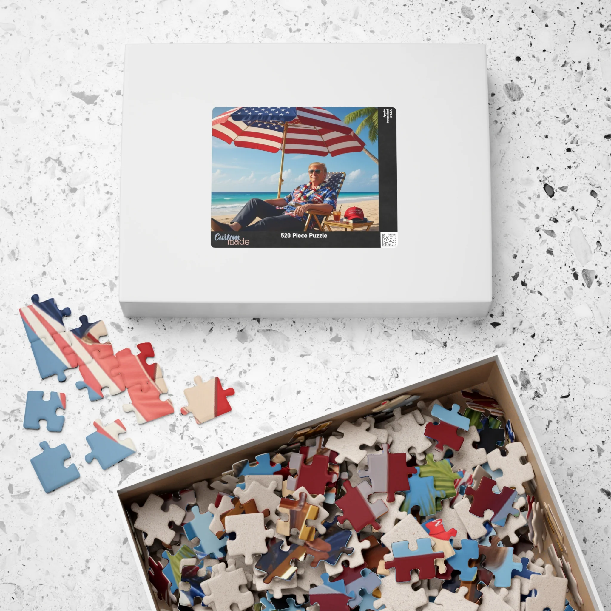 Trump on Vacation Puzzle (252, 520, 1014-piece) - Image 9