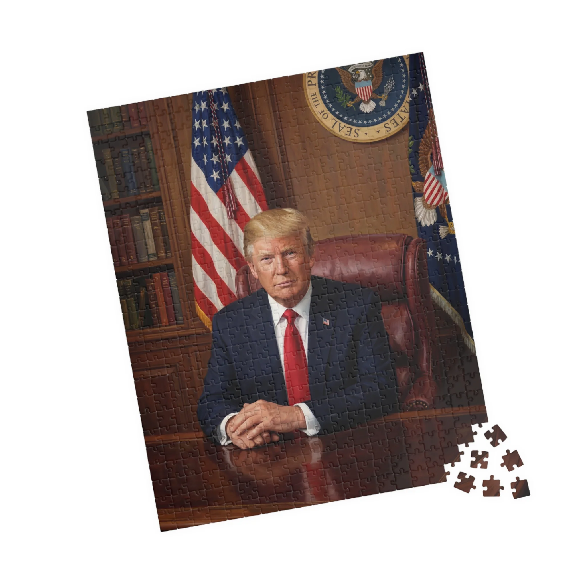 Trump Presidential Portrait Puzzle (252, 520, 1014-piece) - Image 11