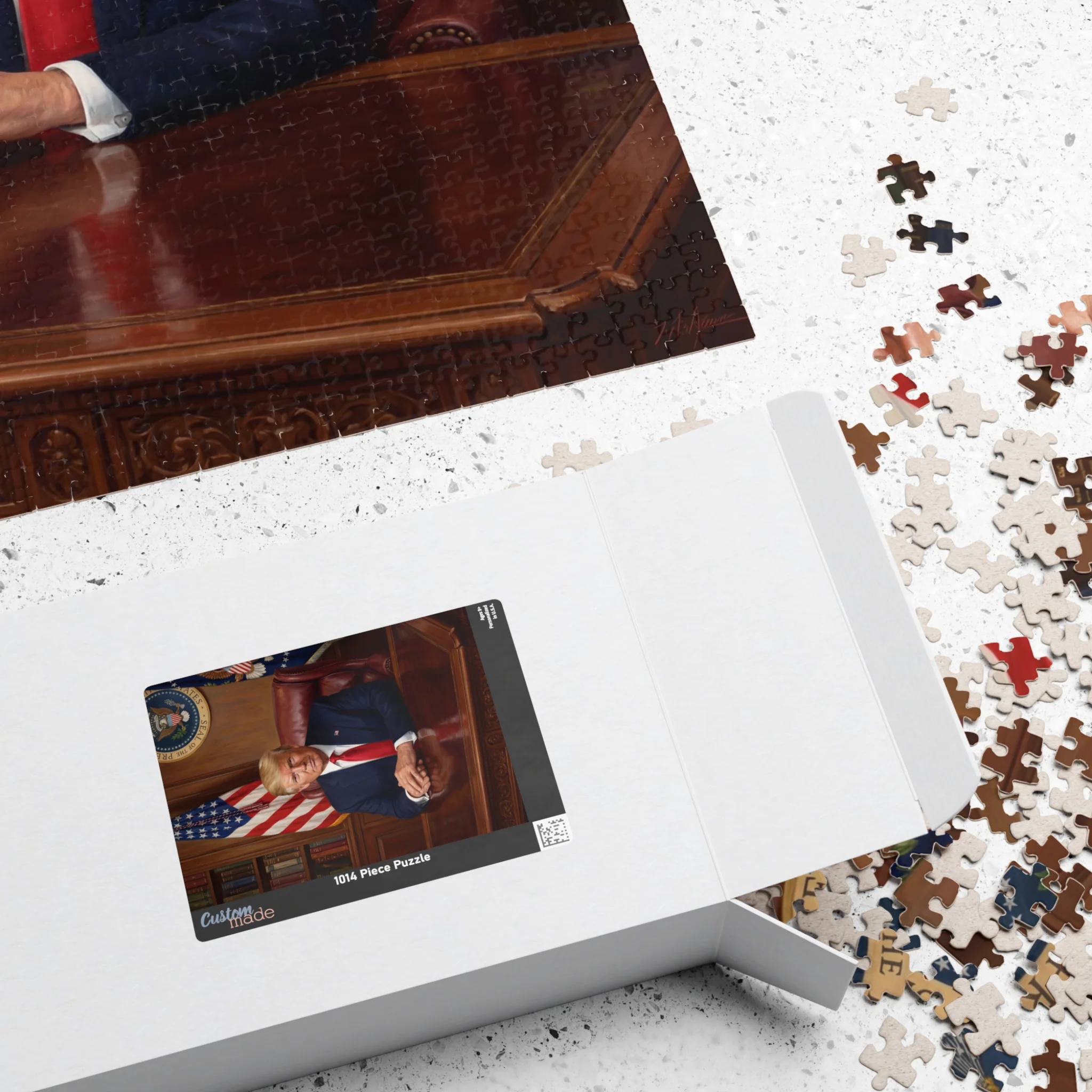 Trump Presidential Portrait Puzzle (252, 520, 1014-piece) - Image 6