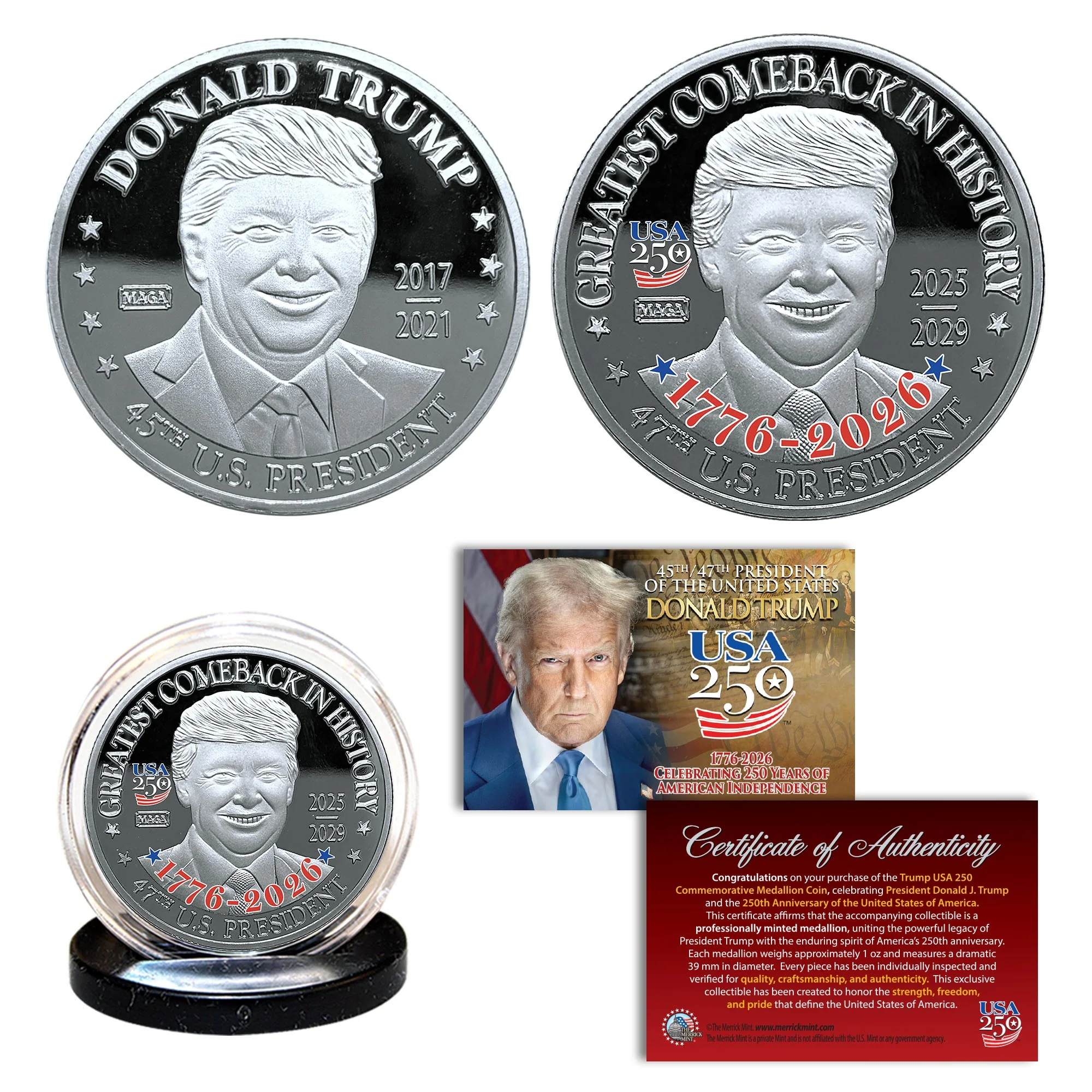 Trump USA 250 6-Coin Bundle (Save 20%) - Image 3