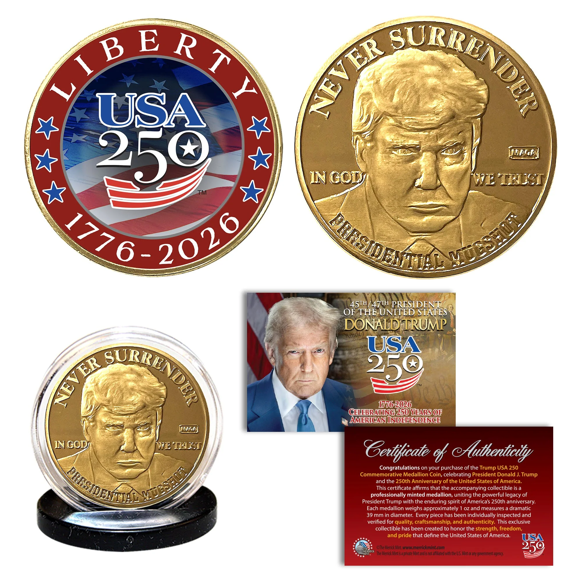 Trump USA 250 6-Coin Bundle (Save 20%) - Image 4
