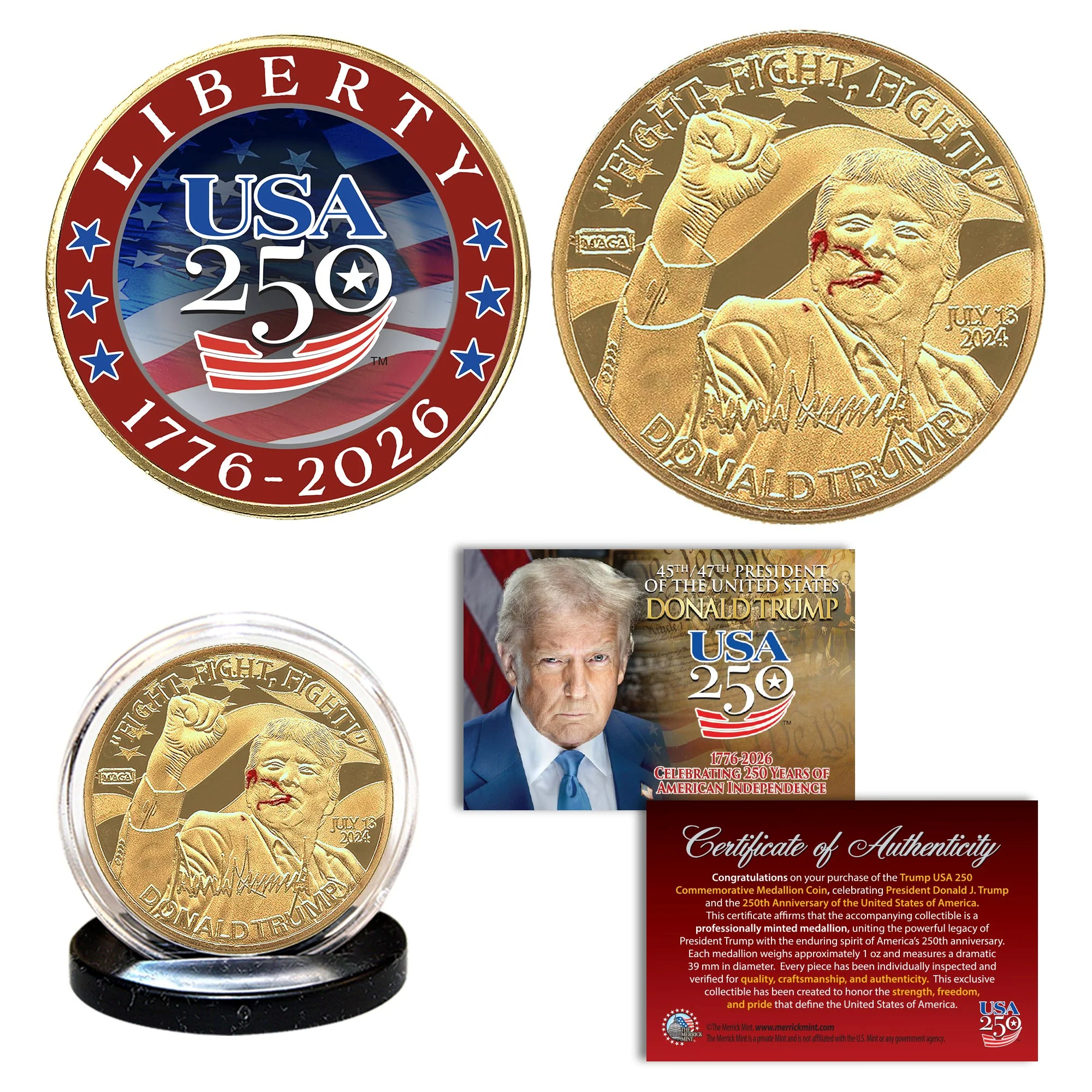 Trump USA 250 6-Coin Bundle (Save 20%) - Image 6