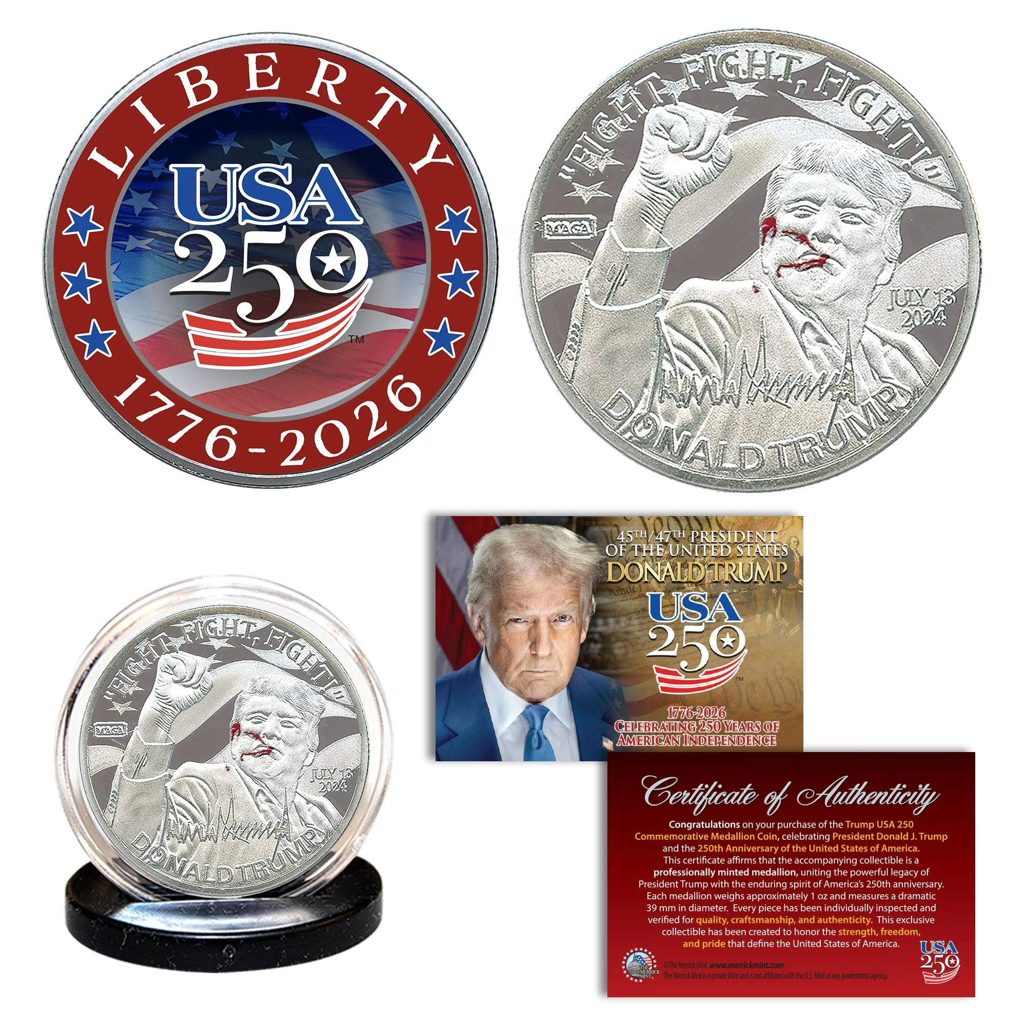Trump USA 250 6-Coin Bundle (Save 20%) - Image 7