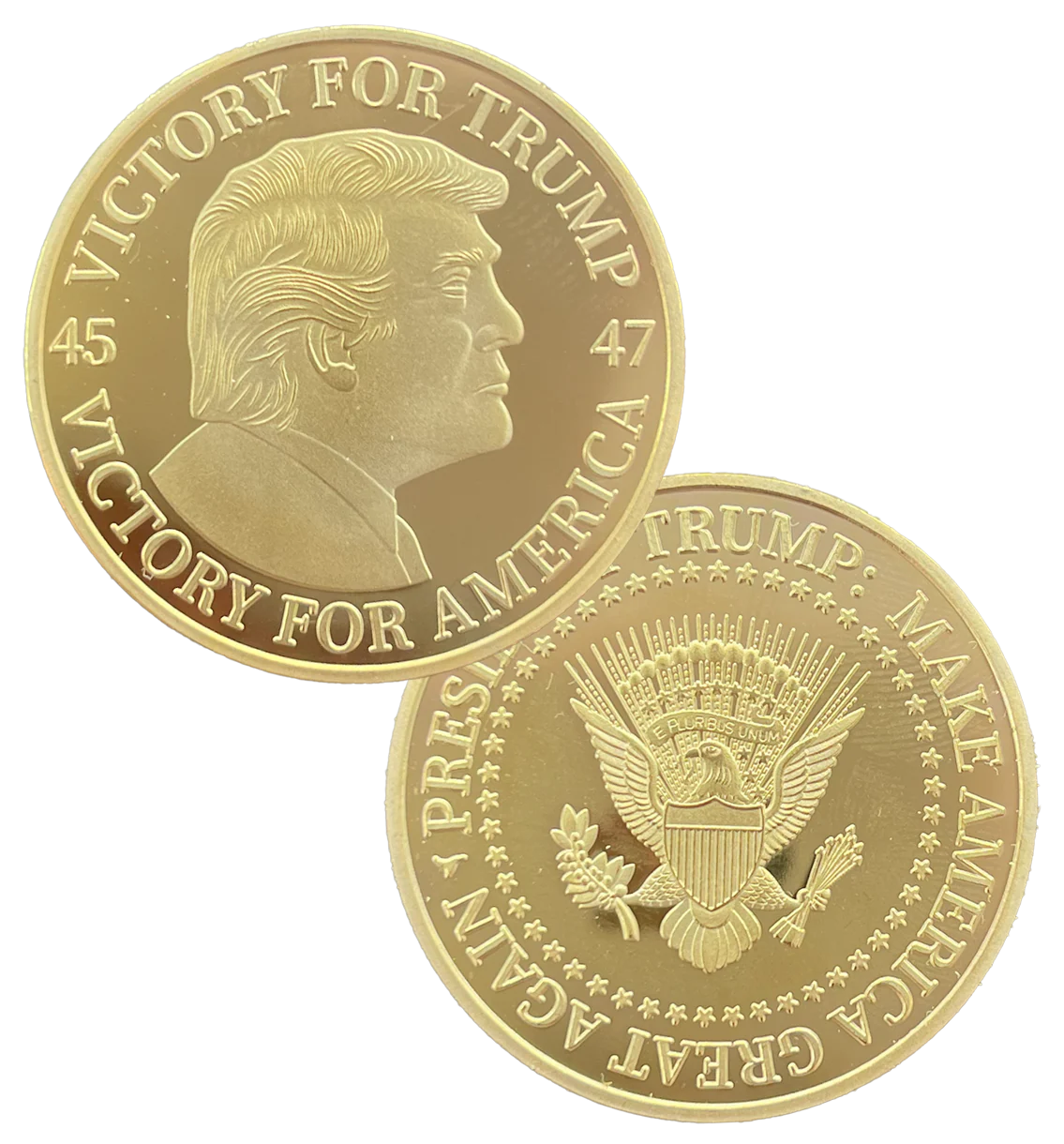 Trump 45/47 Gold Coin - Image 3