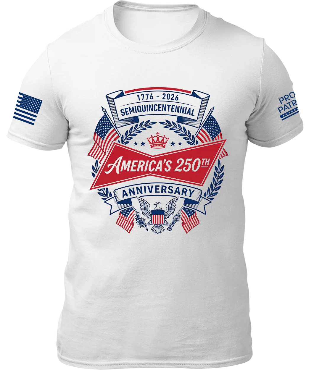 White Beer America's 250th Anniversary Shirt