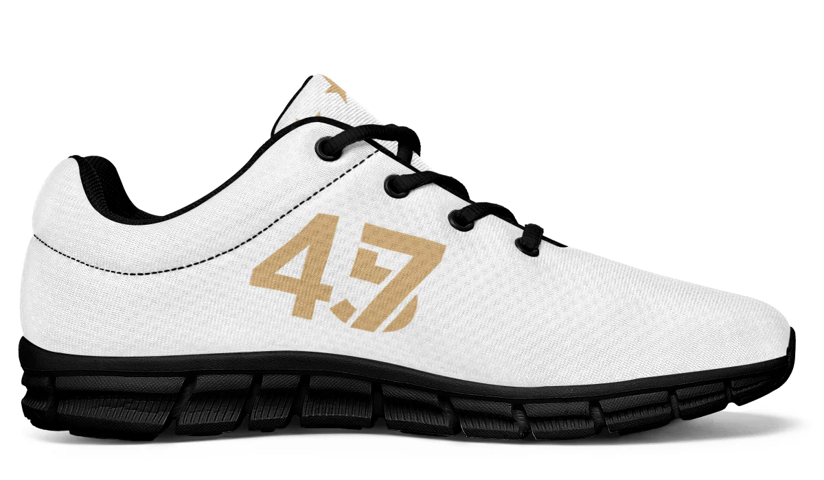 White & Gold MAGA Sneaker - Image 10